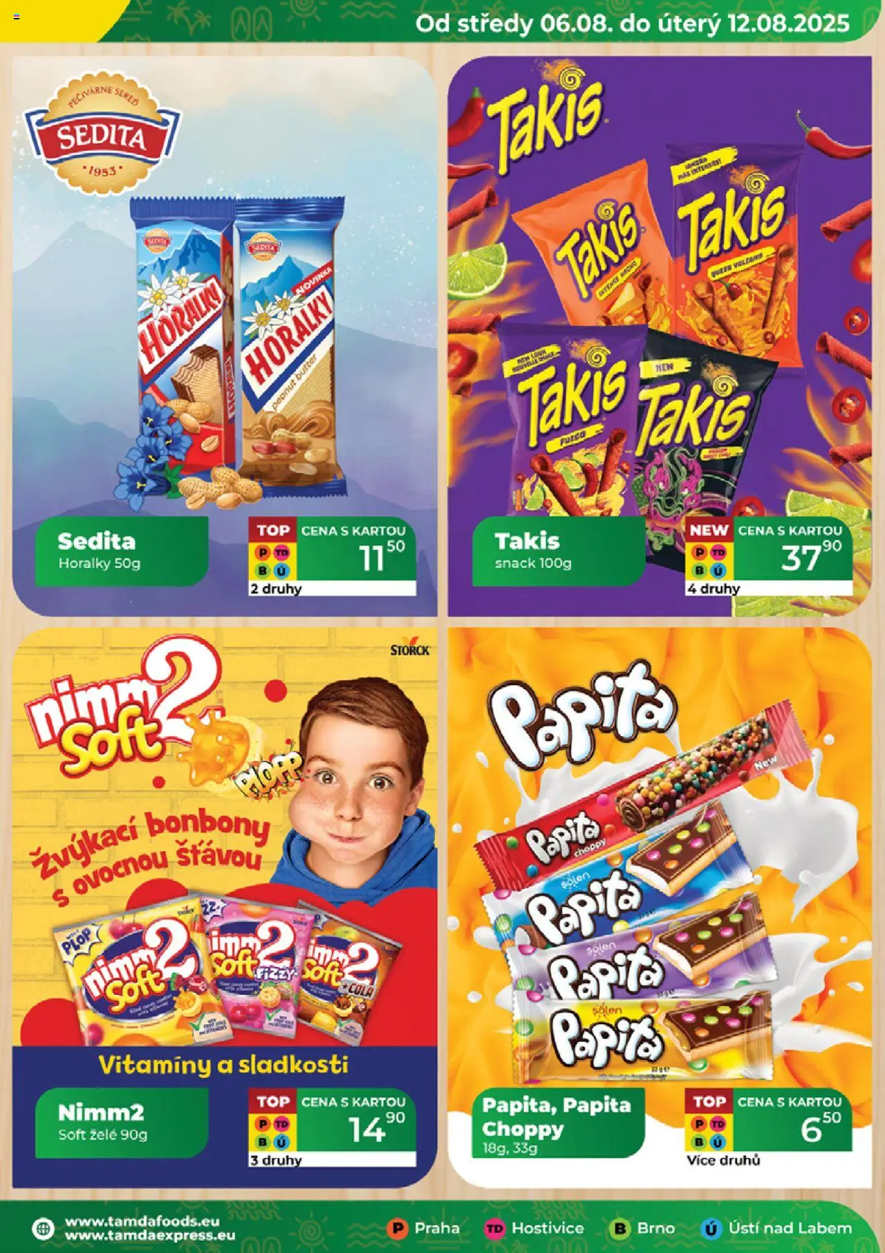 Tamda Foods leták od 06.08.2025 | Strana: 25 | Produkty: Bonbóny, Horalky, Vitamíny, Cola
