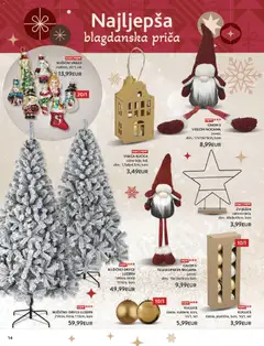 BOŽIĆNI UKRAS, stakleni, 20/1, set - Pregled kataloga iz trgovine Konzum, vrijedi od 24.11.2025 | Stranica: 14