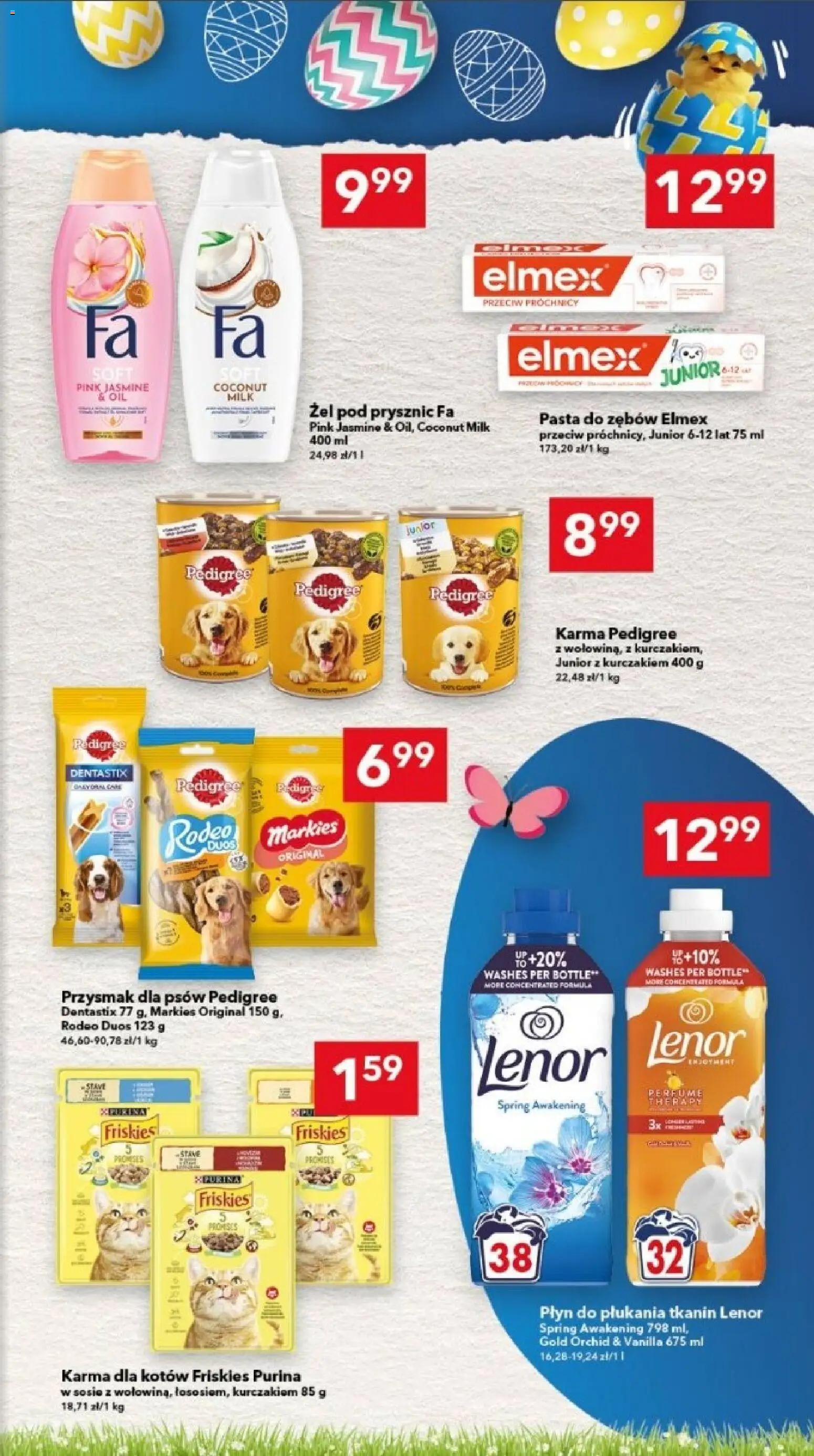 Lewiatan gazetka - Legnica od 12.03.2026 | Strona: 15 | Produkty: Płyn do płukania tkanin Lenor, Pedigree, Prysznic, Pasta do zębów