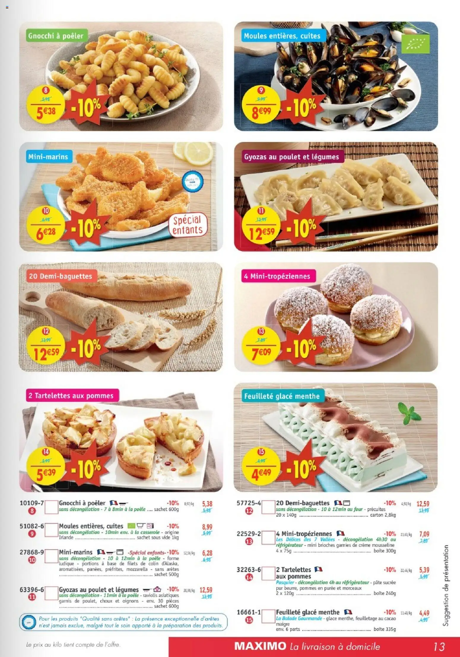 {H1} | Page: 13 | Produits: Base, Poêle, Pommes, Oignons