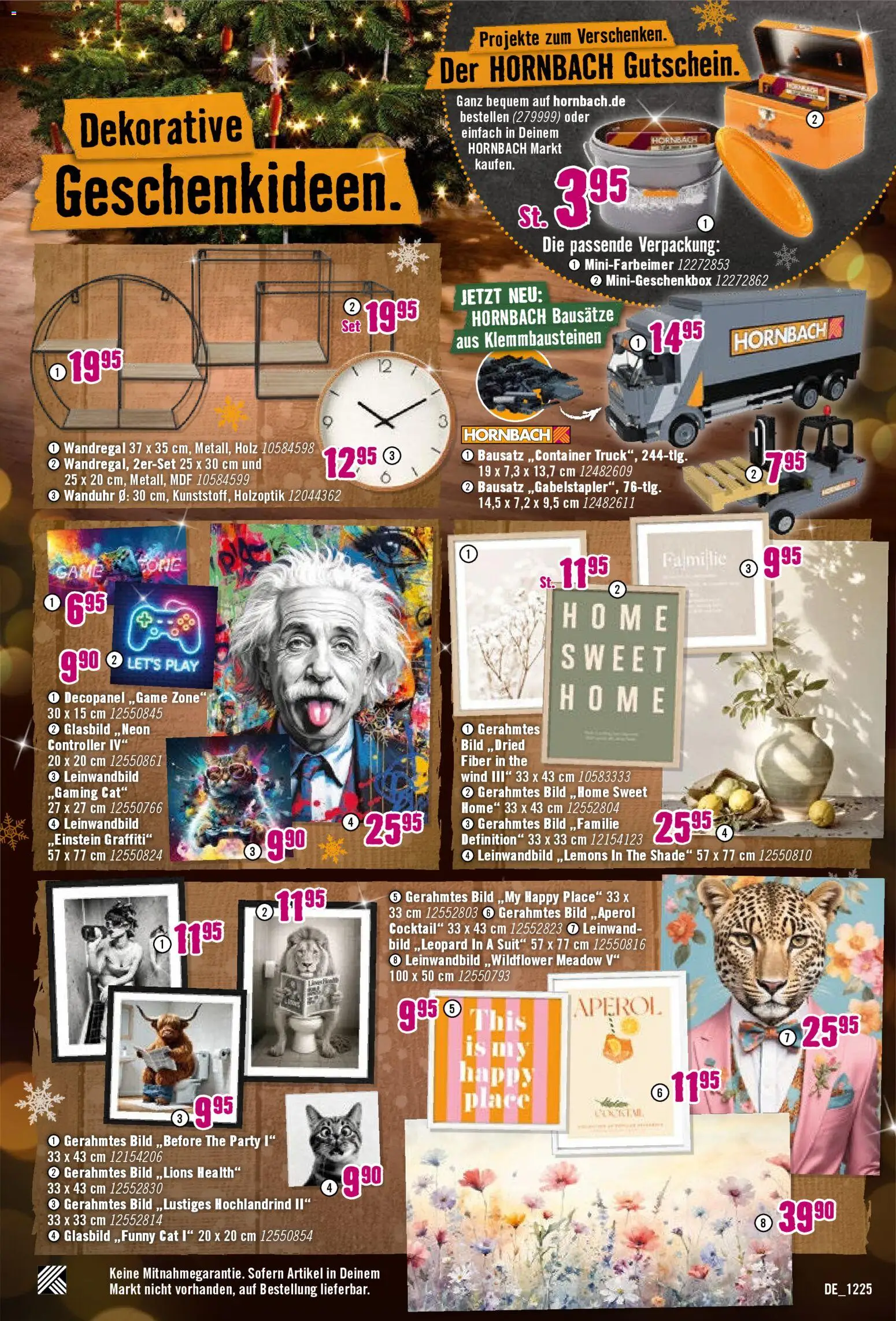 Hornbach Prospekt 	 – gültig ab 28.11.2025 | Seite: 6 | Produkte: Wandregal, Aperol