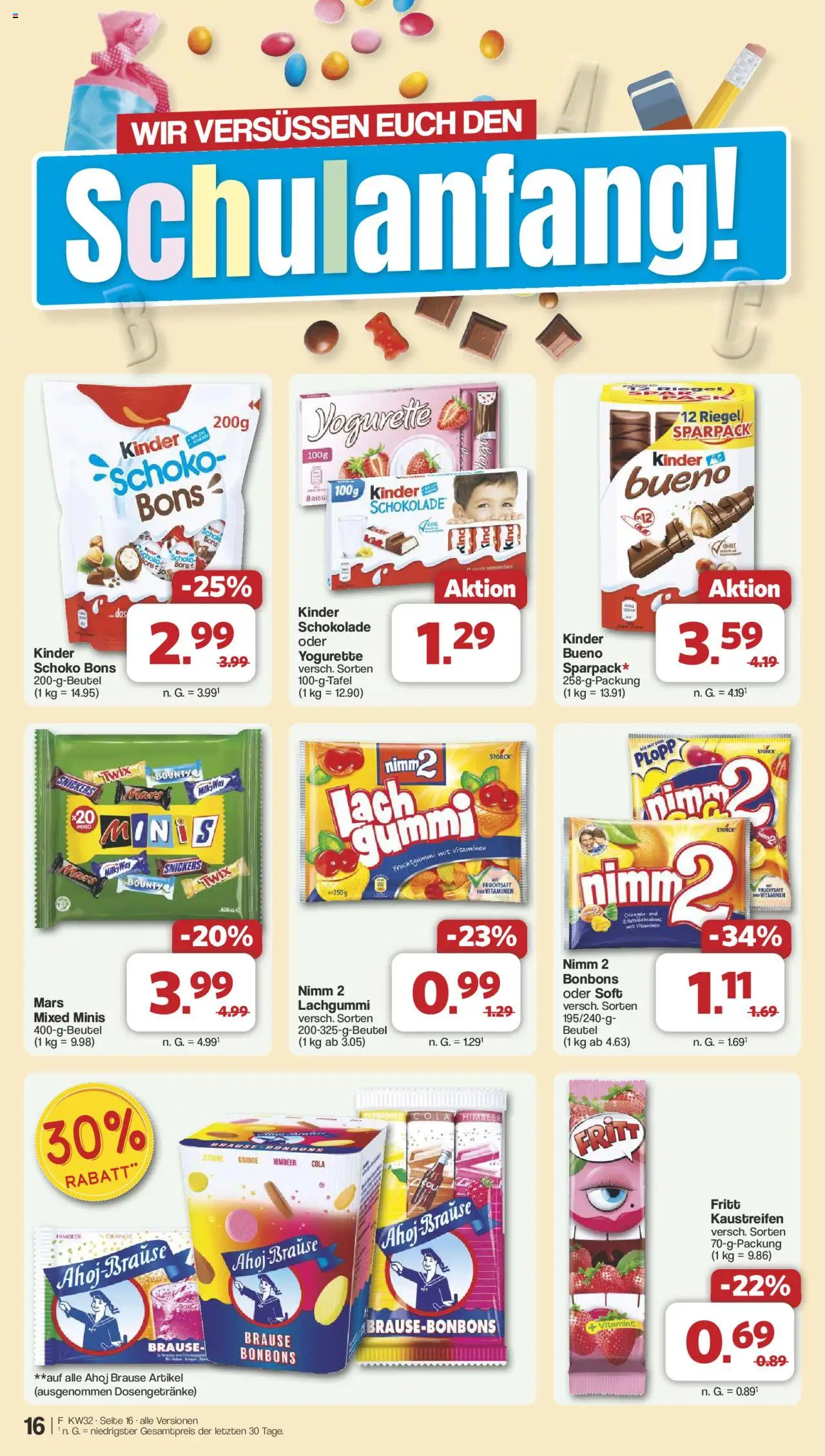 Famila Nordwest Prospekt 	 - gültig ab dem 03.08.2025 | Seite: 17 | Produkte: Cola, Mars, Twix, Fruchtsaft
