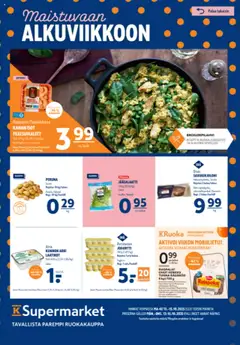 K-Supermarket-mainoslehti voimassa 13.10.2025 alkaen