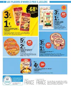 E.Leclerc - Prévisualisation de FROMAGE POUR TARTIFLETTE L'ORIGINAL 27% MAT.GR., Fromage pour tartiflette l'original 27% mat.gr. 4/5 personnes. Au lait de vache pasteurisé. valide à partir de 04.11.2025 | Page: 8