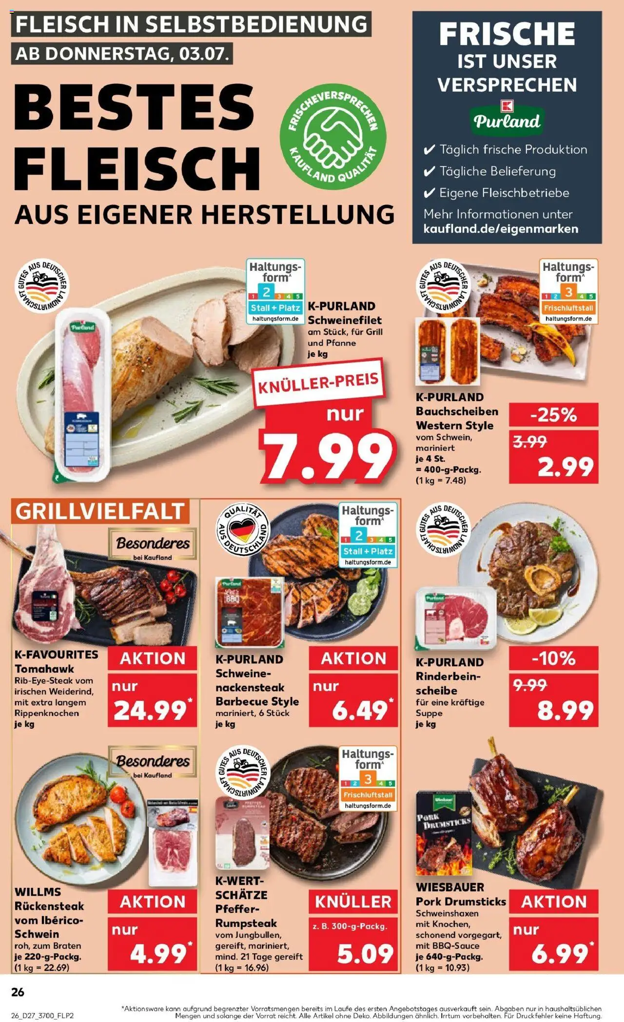 Kaufland prospekt Zwickau	 - gültig ab dem 06.07.2025 | Seite: 41 | Produkte: Schweinefilet, Pfeffer, Steak, Fleisch