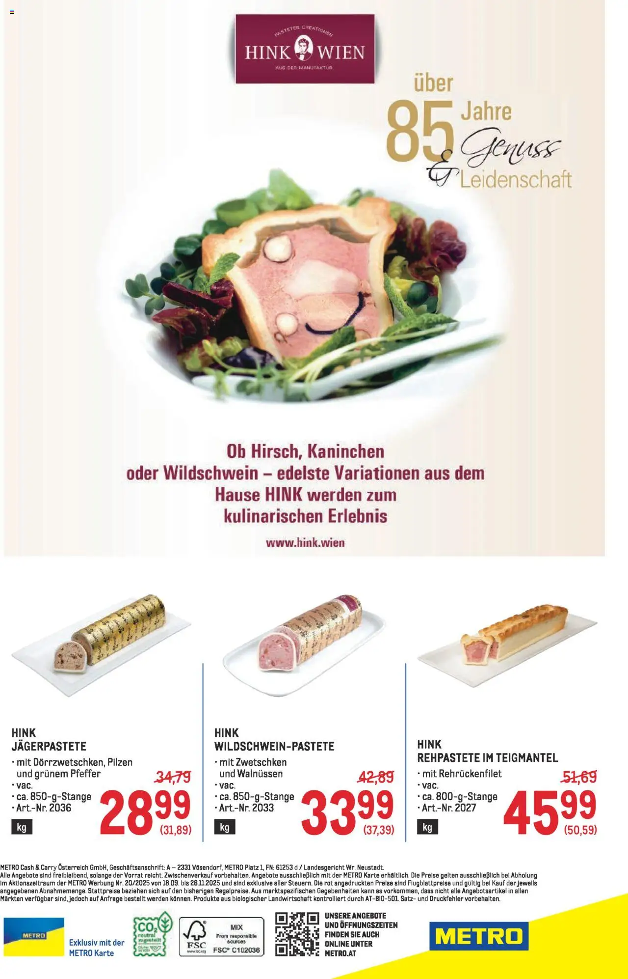 Metro  Wild Spezial gültig ab 18.09.2025 | Seite: 20 | Produkte: Pfeffer