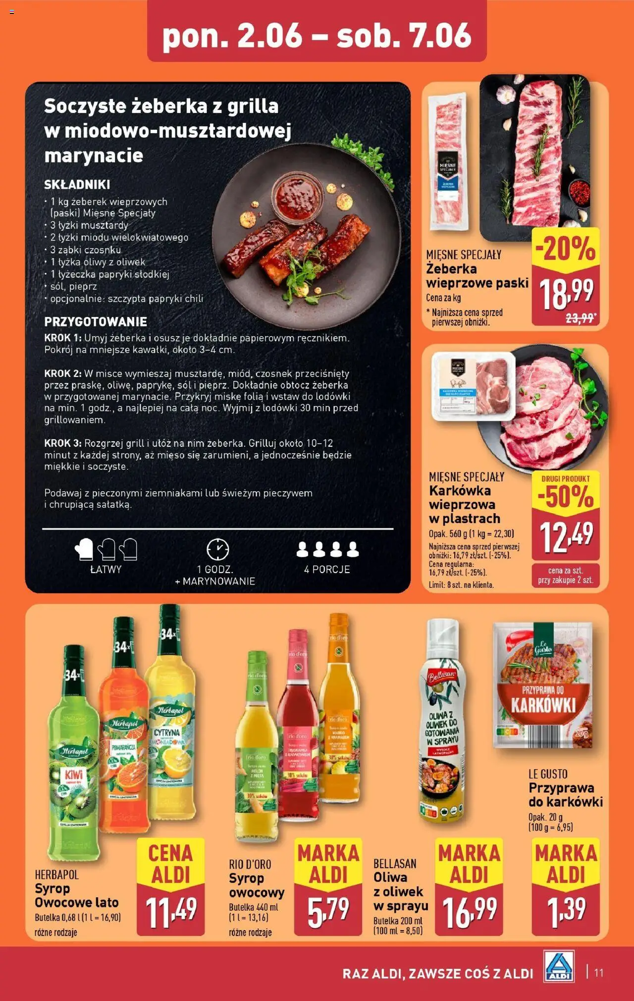 Aldi Gazetka od 02.06.2025 | Strona: 11 | Produkty: Czosnek, Melon, Grill, Pieprz