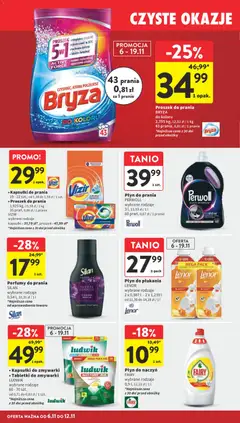 Pogląd oferty "Intermarche Gazetka" - ważna od 06.11.2025 | Strona: 34 | Produkty: Płyn do prania Perwoll, Fairy, Detergent, Kapsułki do zmywarki