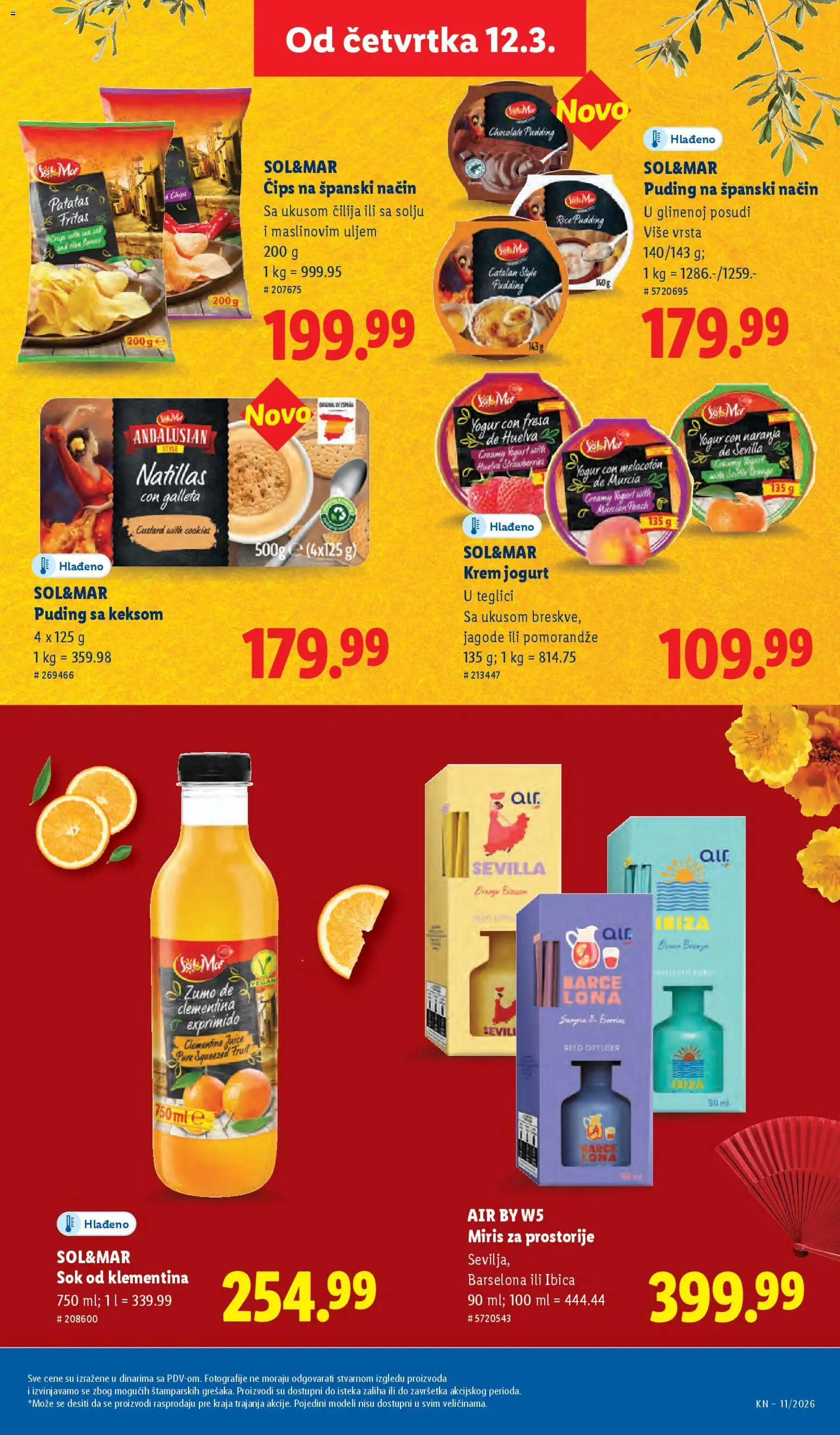 Lidl katalog - važi od 12.03.2026 | Strana: 47 | Proizvode: Čips, Puding, W5, Jogurt
