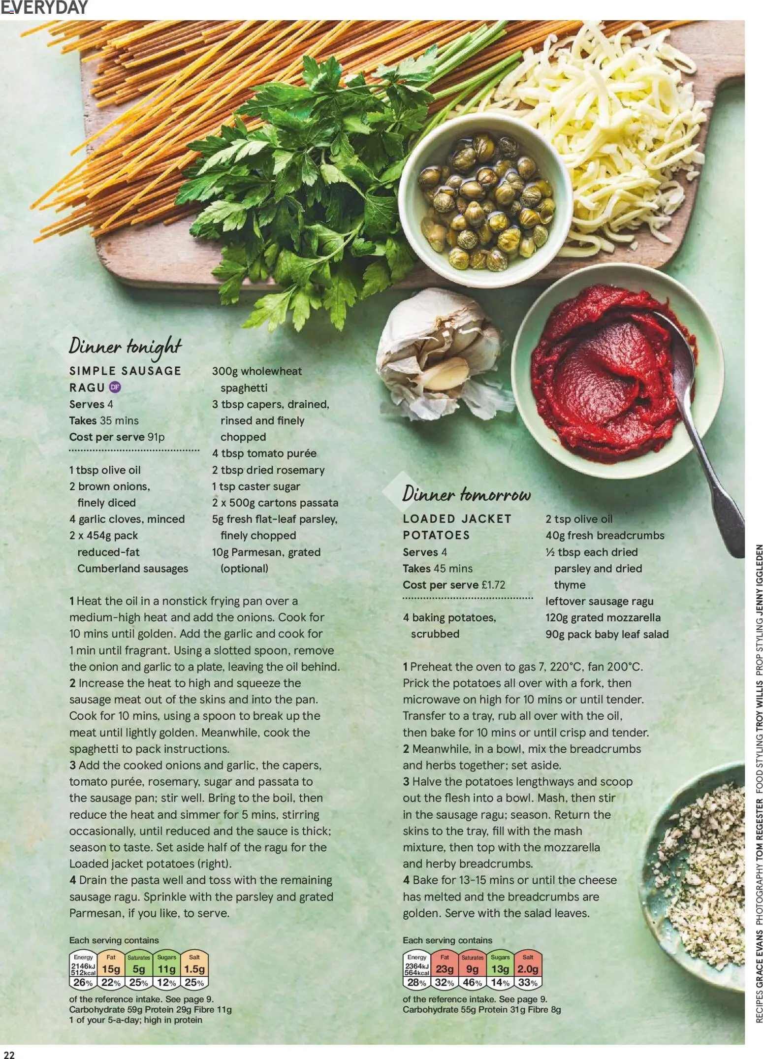 {H1} | Page: 22 | Products: Microwave, Papier carton, Potatoes, Oven