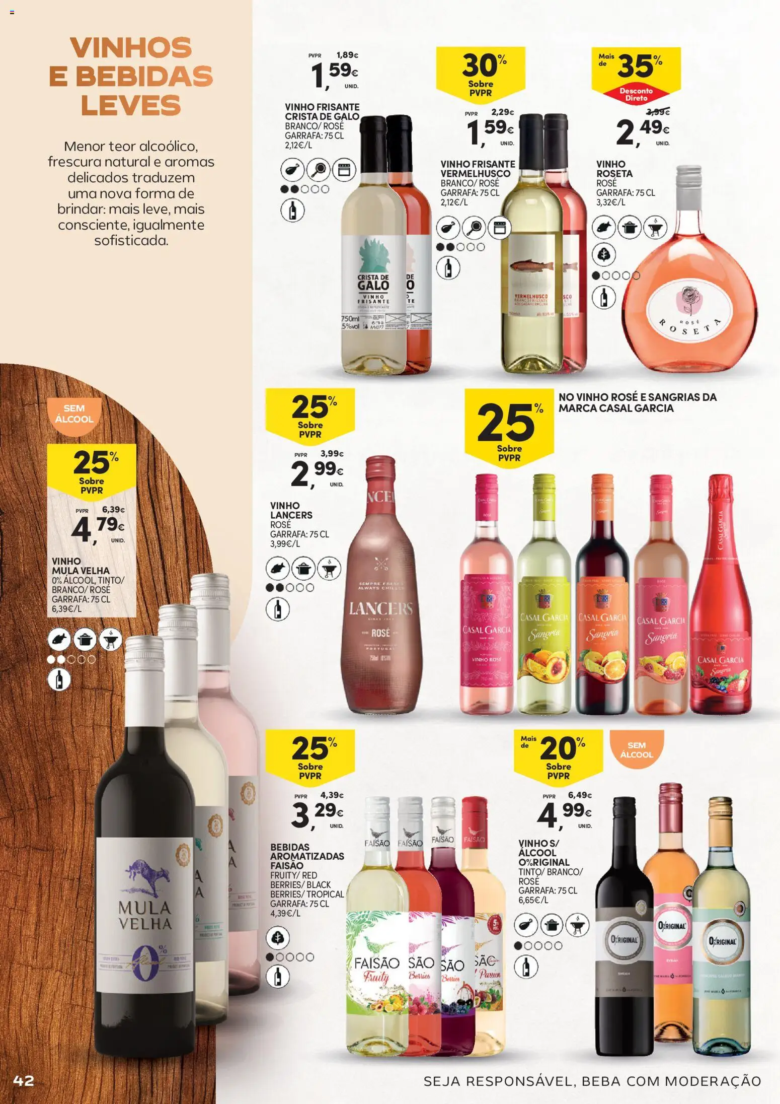 Continente - Queijos, Enchidos e Vinhos Aproveite para petiscar │ válido de 03.02.2026 | Página: 42 | Produtos: Vinho