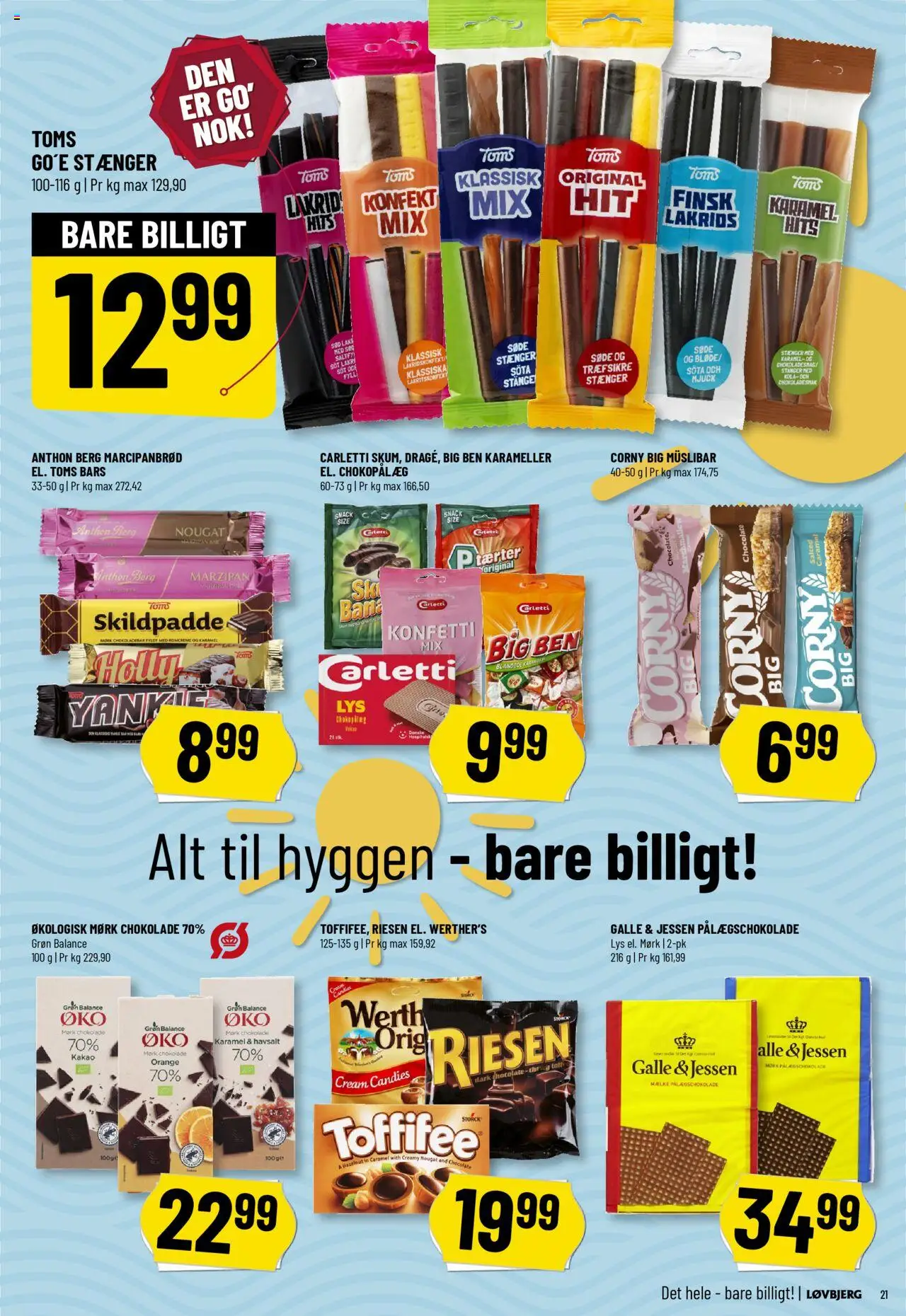 Løvbjerg Tilbudsavis gyldig fra 04.07.2025 | Side: 23 | Produkter: Kakao, Lakrids, Karameller, Nougat