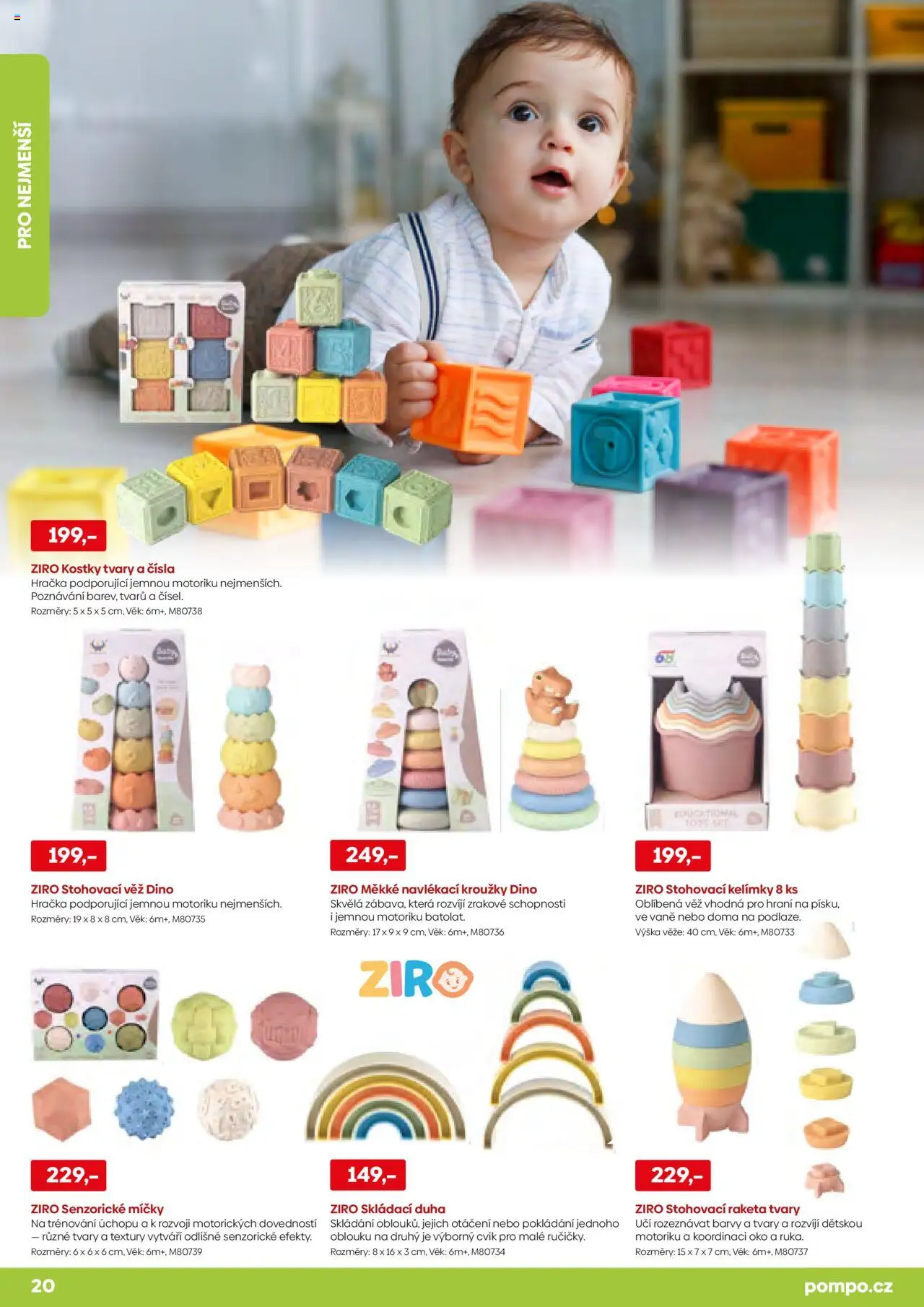 POMPO katalog Léto 2025 od 16.05.2025 | Strana: 20 | Produkty: Kostky, Barvy, Kelímky