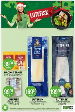 Forhåndsvisning av BACON TERNET, 2 x 125 g, Tulip, pr. kg 159,60 gyldig fra 24.11.2025 | Side: 5