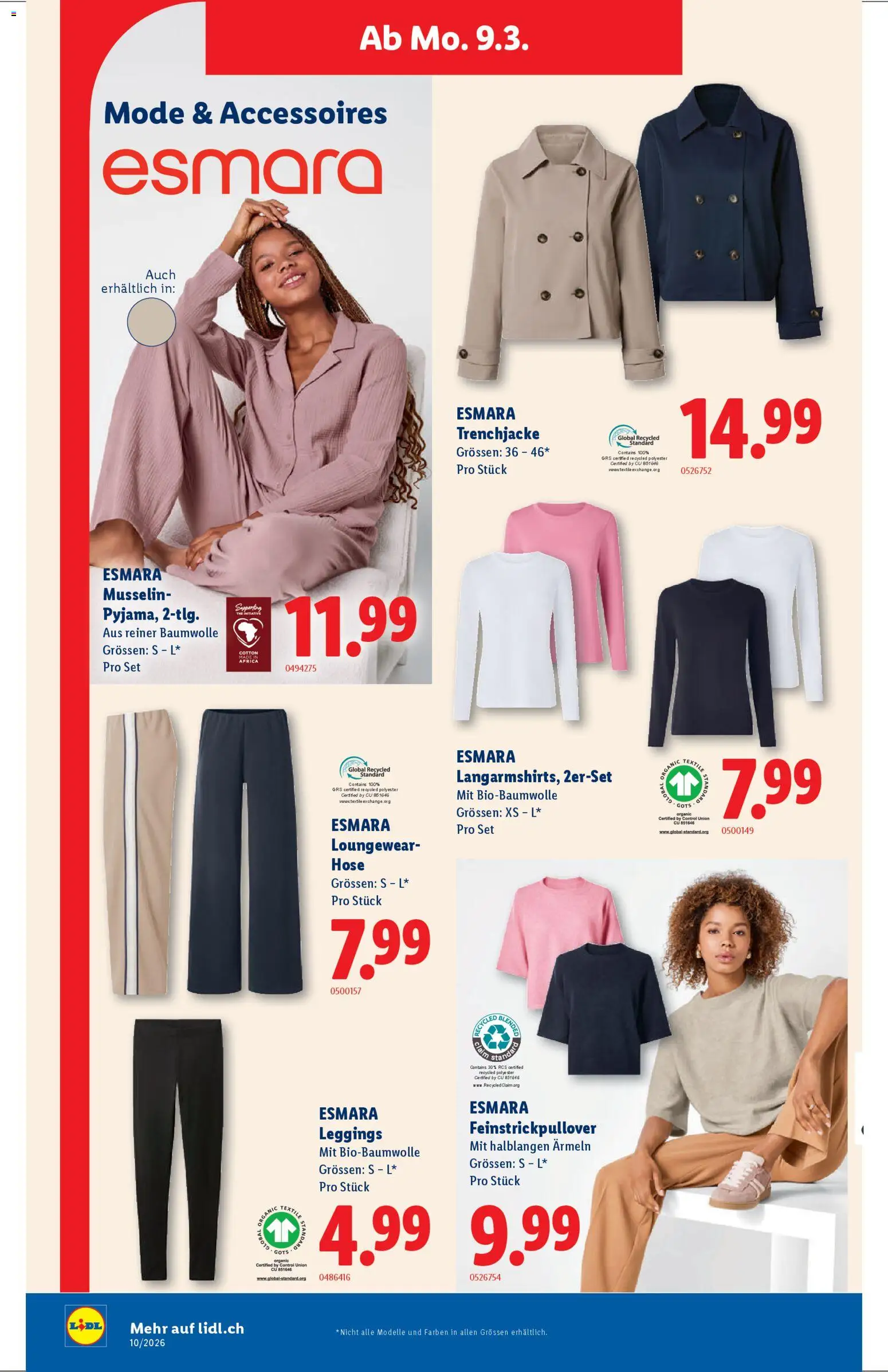 Lidl Aktionen – gültig ab 05.03.2026 | Seite: 28 | Produkte: Leggings, Hose