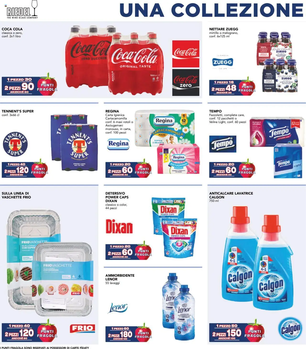 Volantino Esselunga S del 08.09.2025 | Pagina: 10 | Prodotti: Tennent's, Carta igienica, Anticalcare, Vaschette