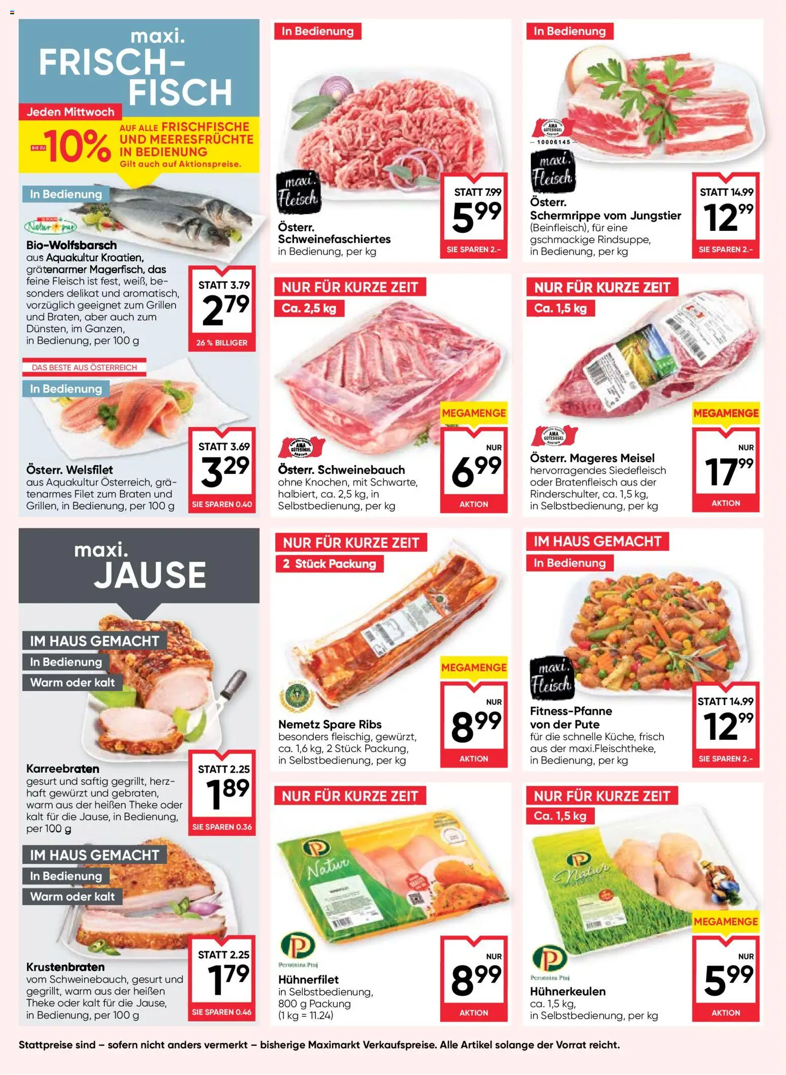Maximarkt Flugblatt gültig ab 08.01.2026 | Seite: 8 | Produkte: Meeresfrüchte, Fisch