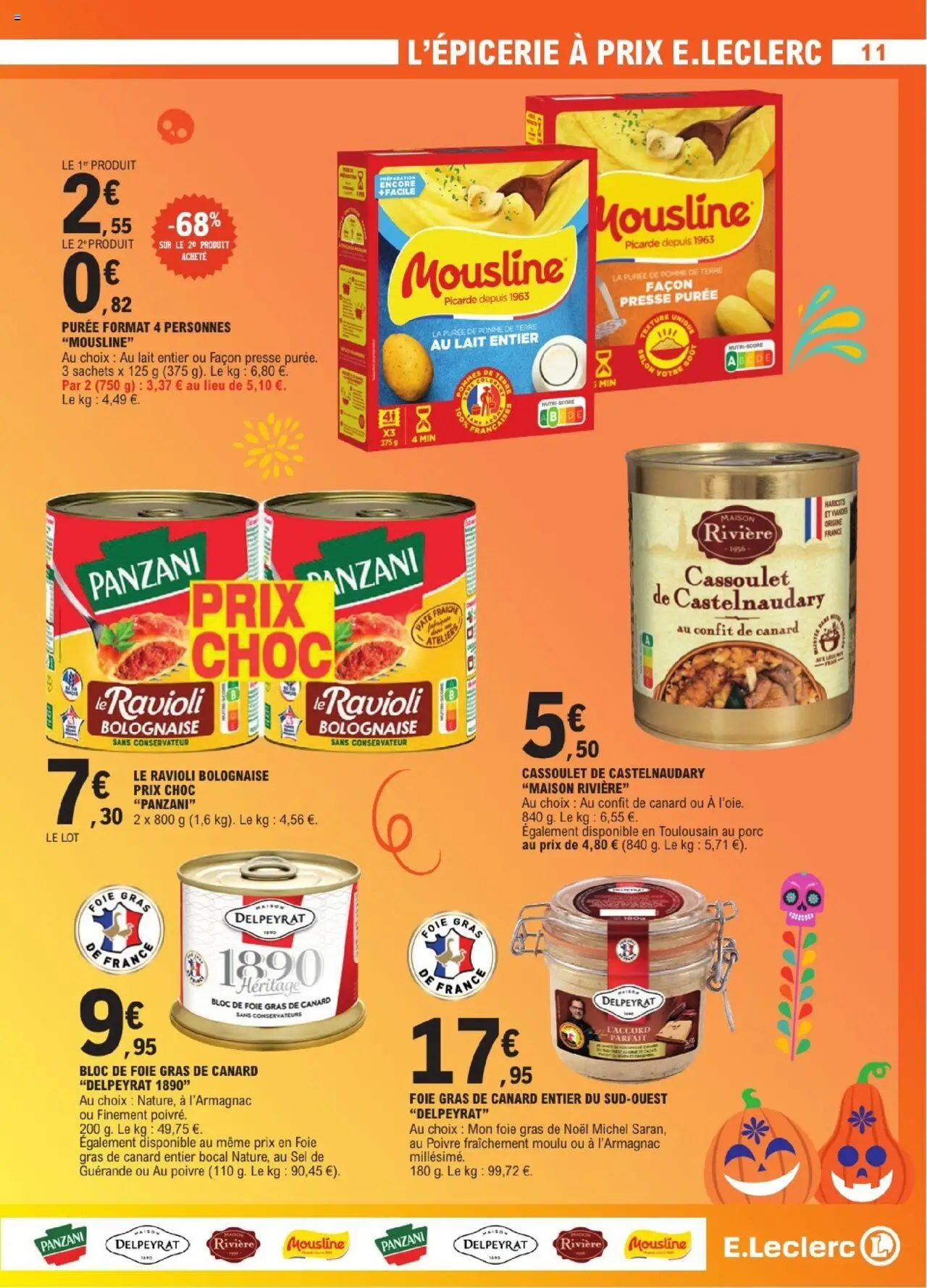 {H1} | Page: 11 | Produits: Lait entier, Gras de canard entier, Foie gras de canard entier, Confit de canard