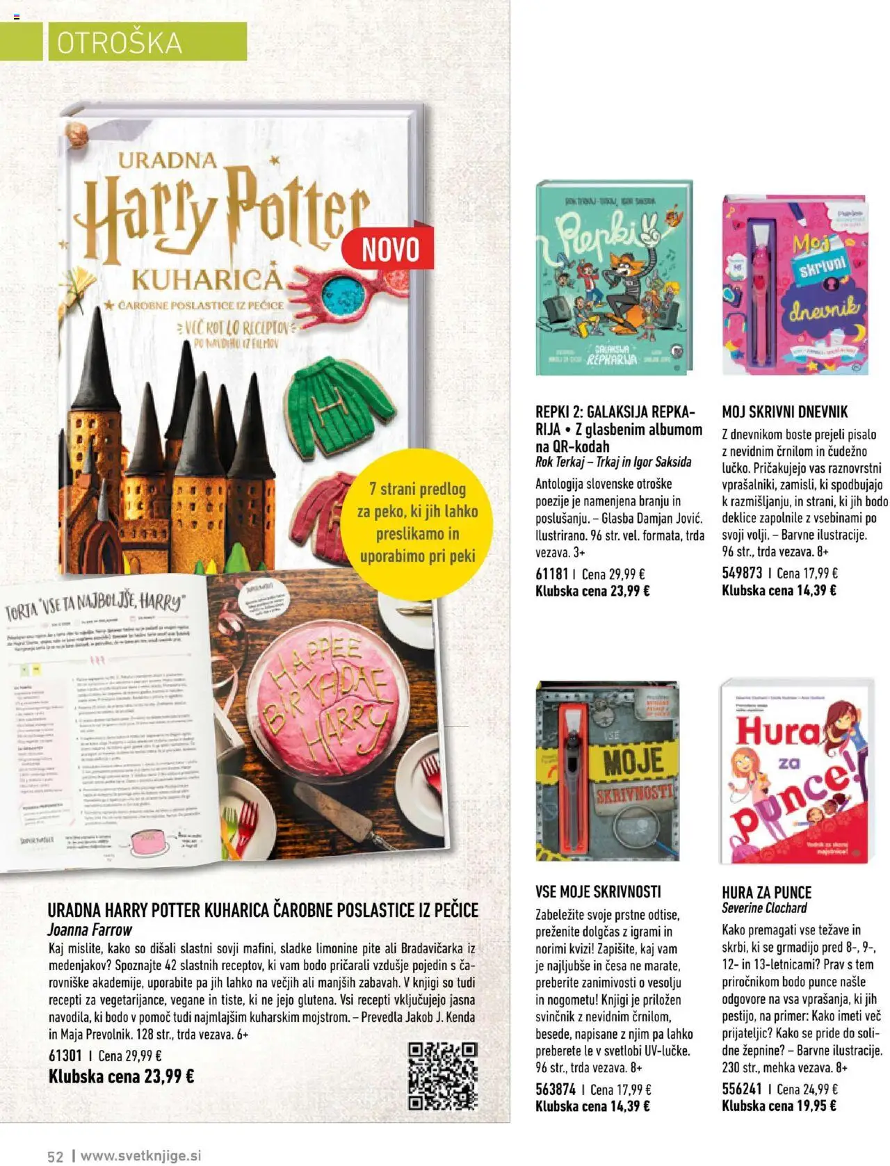 Novi Svet knjige katalog ponudbe – veljaven od 01.10.2025 | Stran: 52 | Izdelki: Torta, Svinčnik
