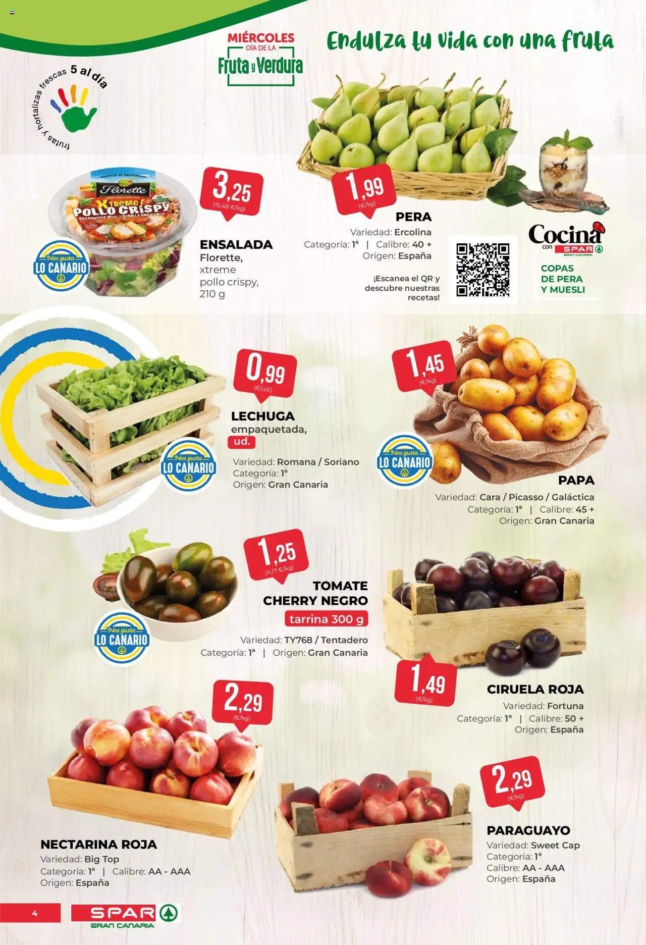 Spar folleto │ válido desde el 08.08.2025 | Página: 4 | Productos: Ensalada