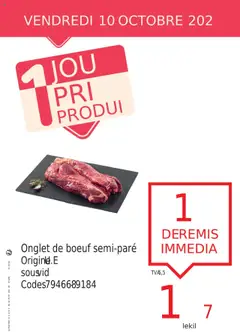 Promocash - Prévisualisation de Promocash 1 jour prix produit valide à partir de 10.10.2025