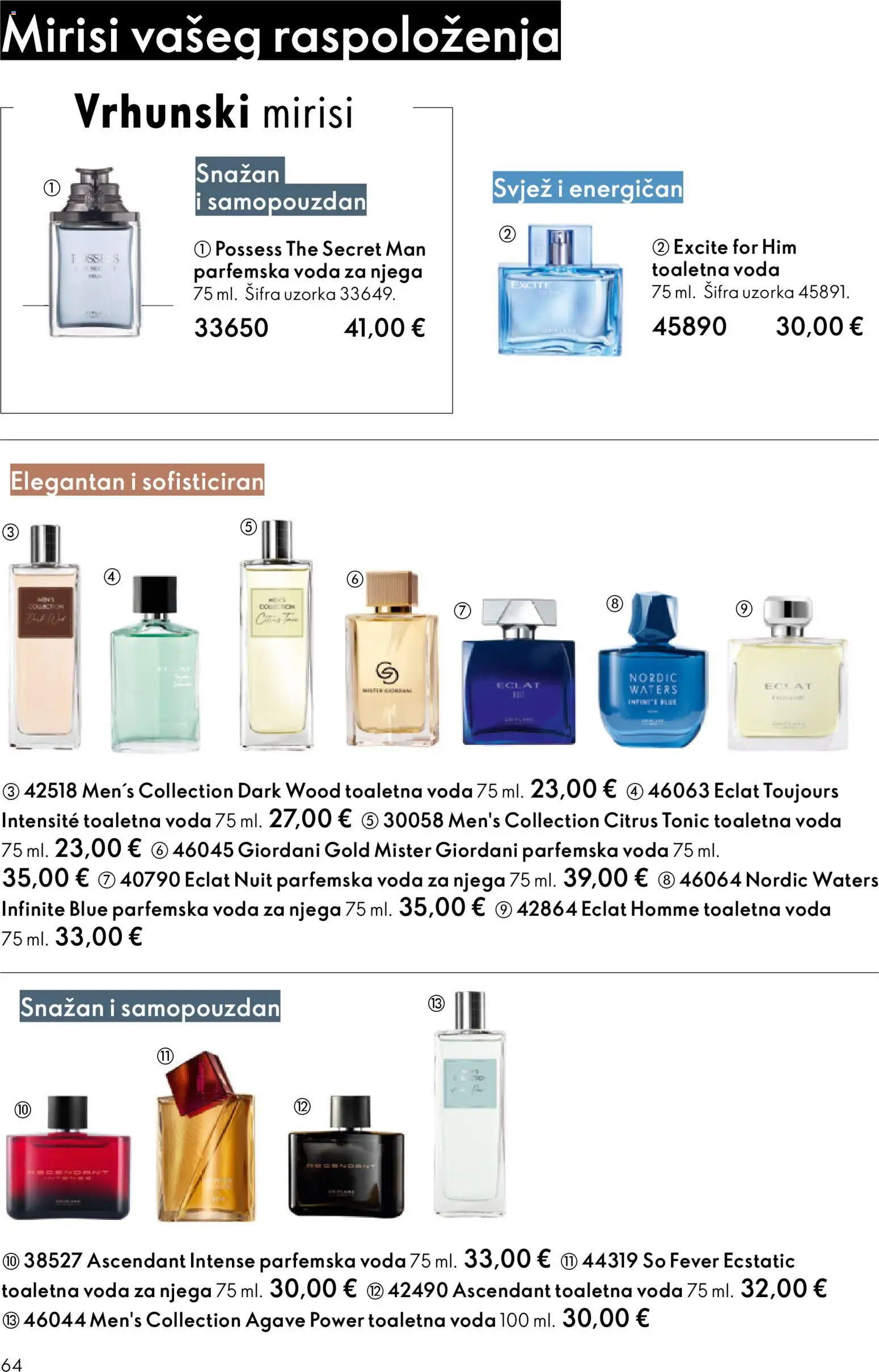 Oriflame katalog | vrijedi od 19.11.2025 | Stranica: 64 | Proizvodi: Voda, Tonic