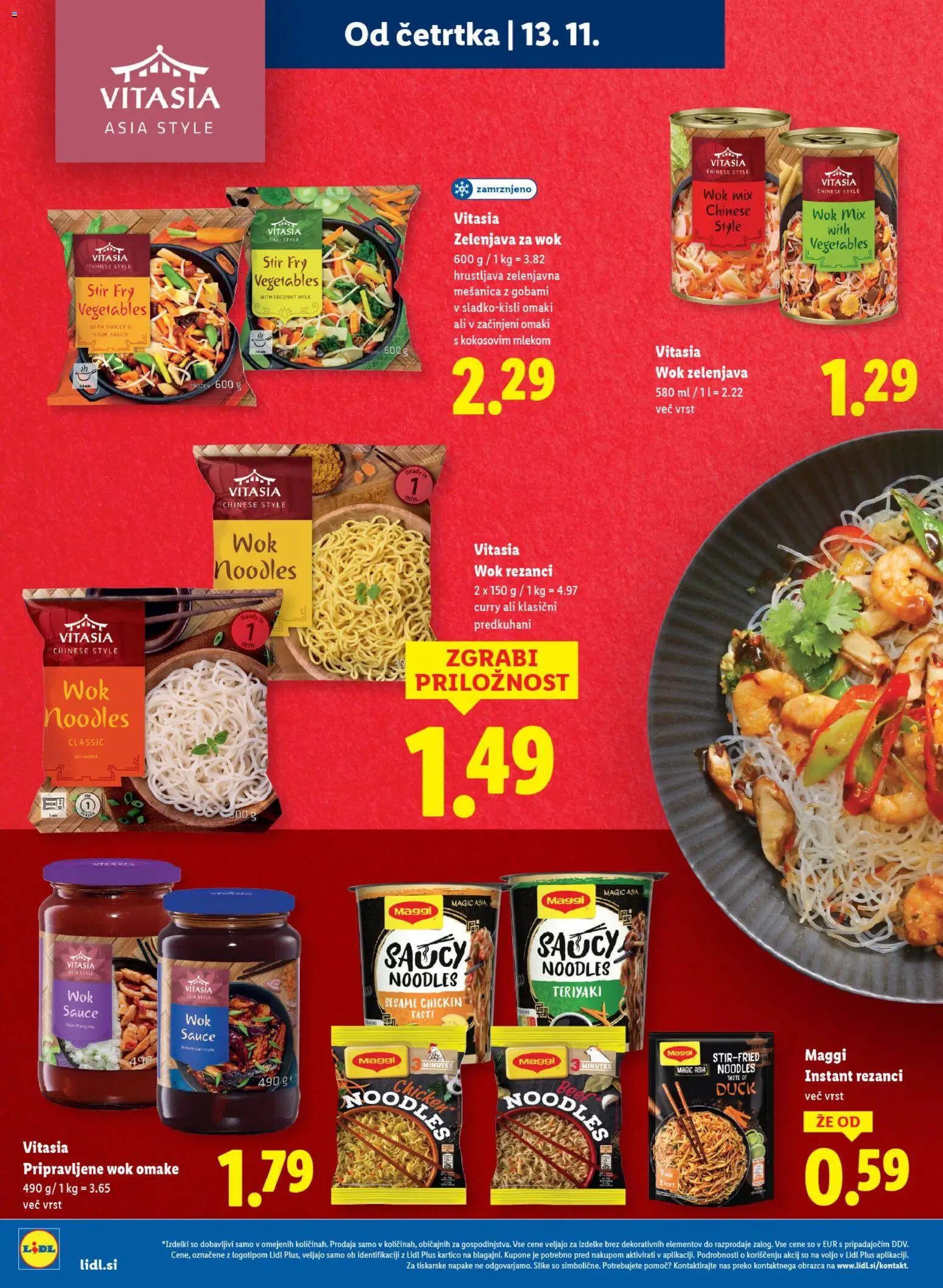 Novi Lidl katalog ponudbe – veljaven od 13.11.2025 | Stran: 22 | Izdelki: Rezanci, Zelenjava