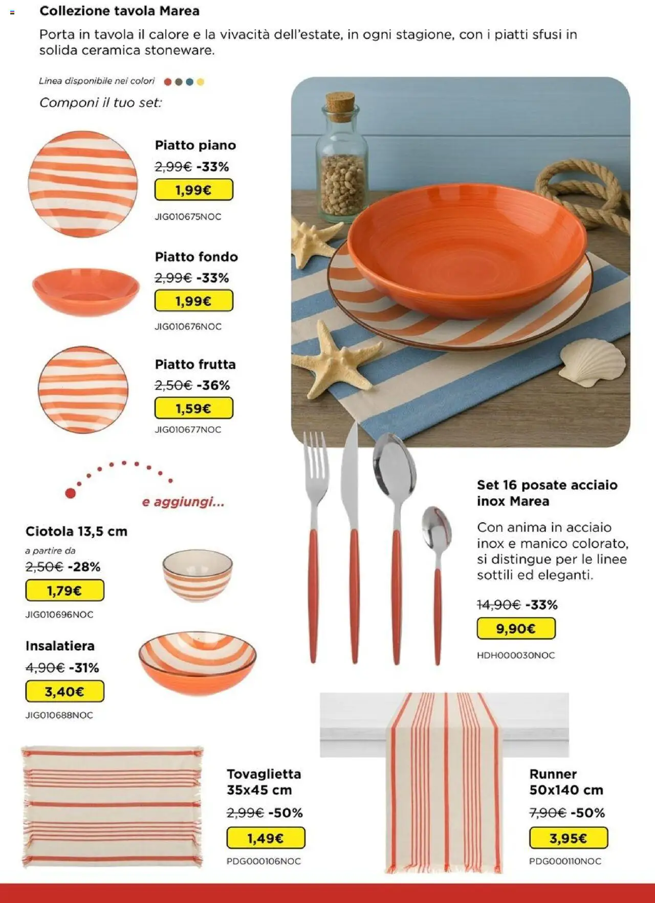 Volantino Kasanova del 16.09.2025 | Pagina: 27 | Prodotti: Posate, Frutta, Piatto, Ciotola