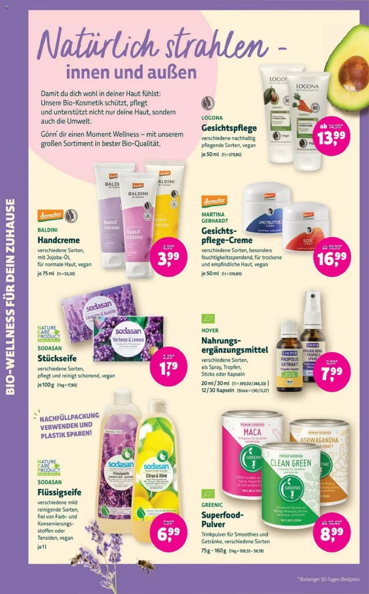 Denns BioMarkt Angebote – gültig ab 10.09.2025 | Seite: 9 | Produkte: Creme, Handcreme, Lavendel