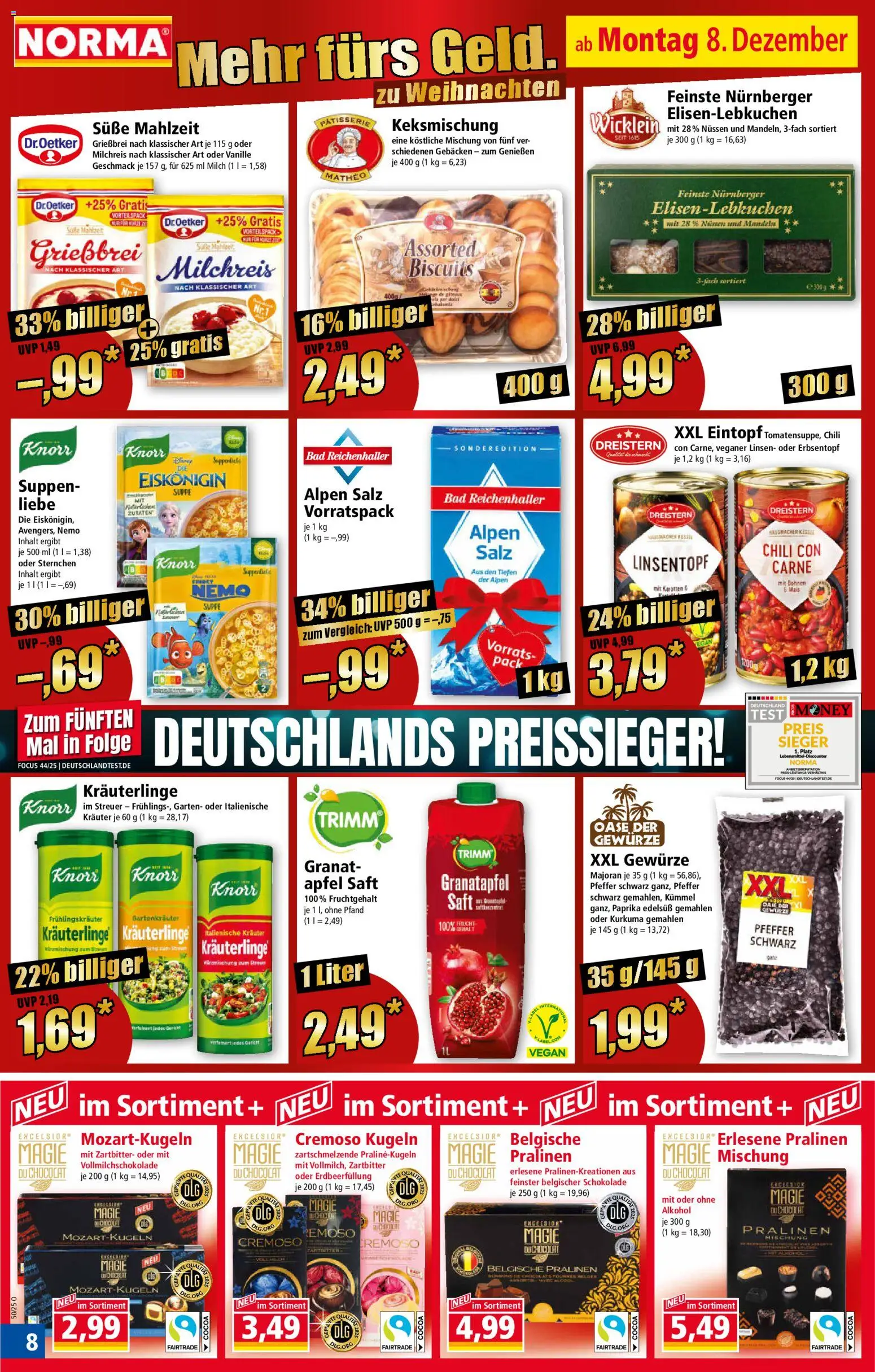 Norma Prospekt 	 – gültig ab 08.12.2025 | Seite: 8