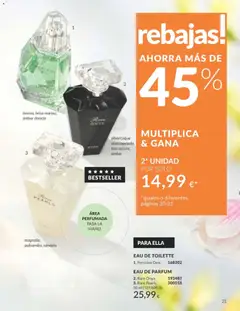 Vista previa Catálogo AVON campaña 4 válido desde el 01.04.2026 | Página: 21 | Productos: Eau de toilette, Αποφλοιωτής σκόρδου, Eau de parfum
