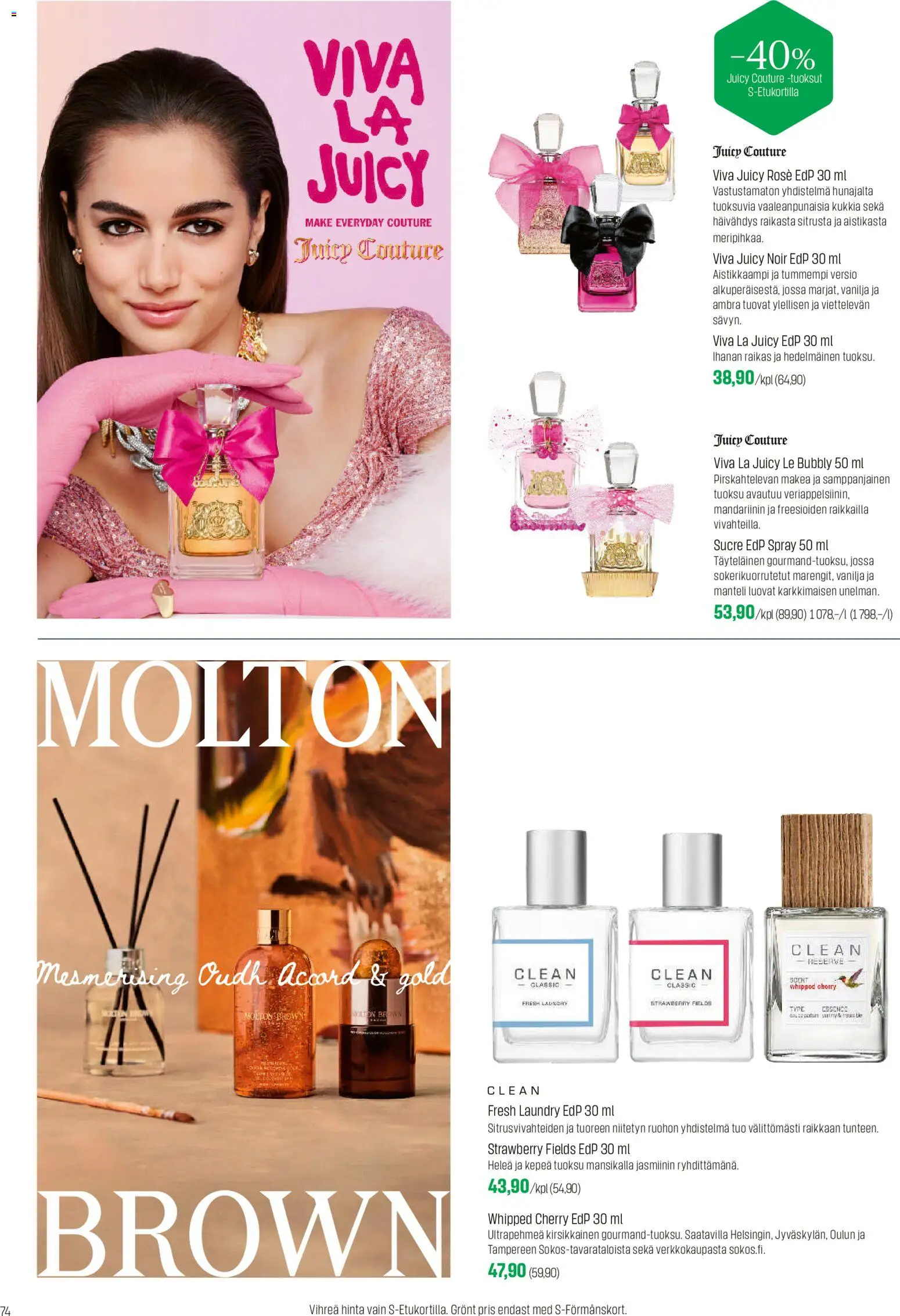 Sokos tarjoukset – voimassa 12.11.2025 alkaen | Sivu: 74 | Tuotteet: Tuoksu