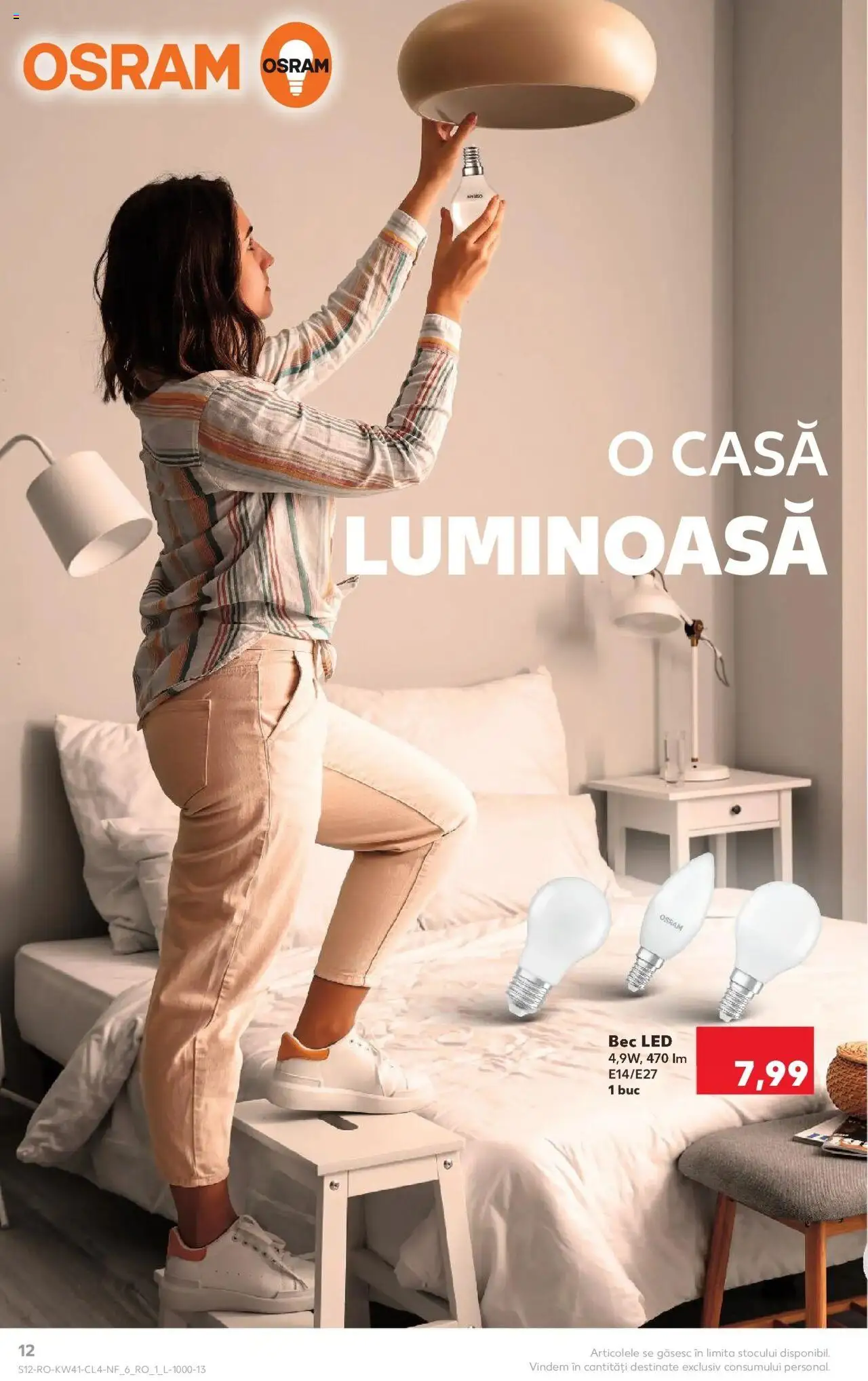 Noul catalog Kaufland – valabil de la 08.10.2025 | Pagină: 12 | Produse: Bec, Babak