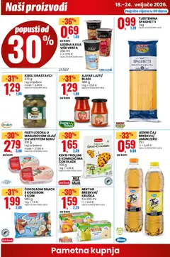 Katalog Eurospin - Pregled kataloga iz trgovine Eurospin, vrijedi od 18.02.2026 | Stranica: 4 | Proizvodi: Kava, Ajvar, Čaj, Ledena kava