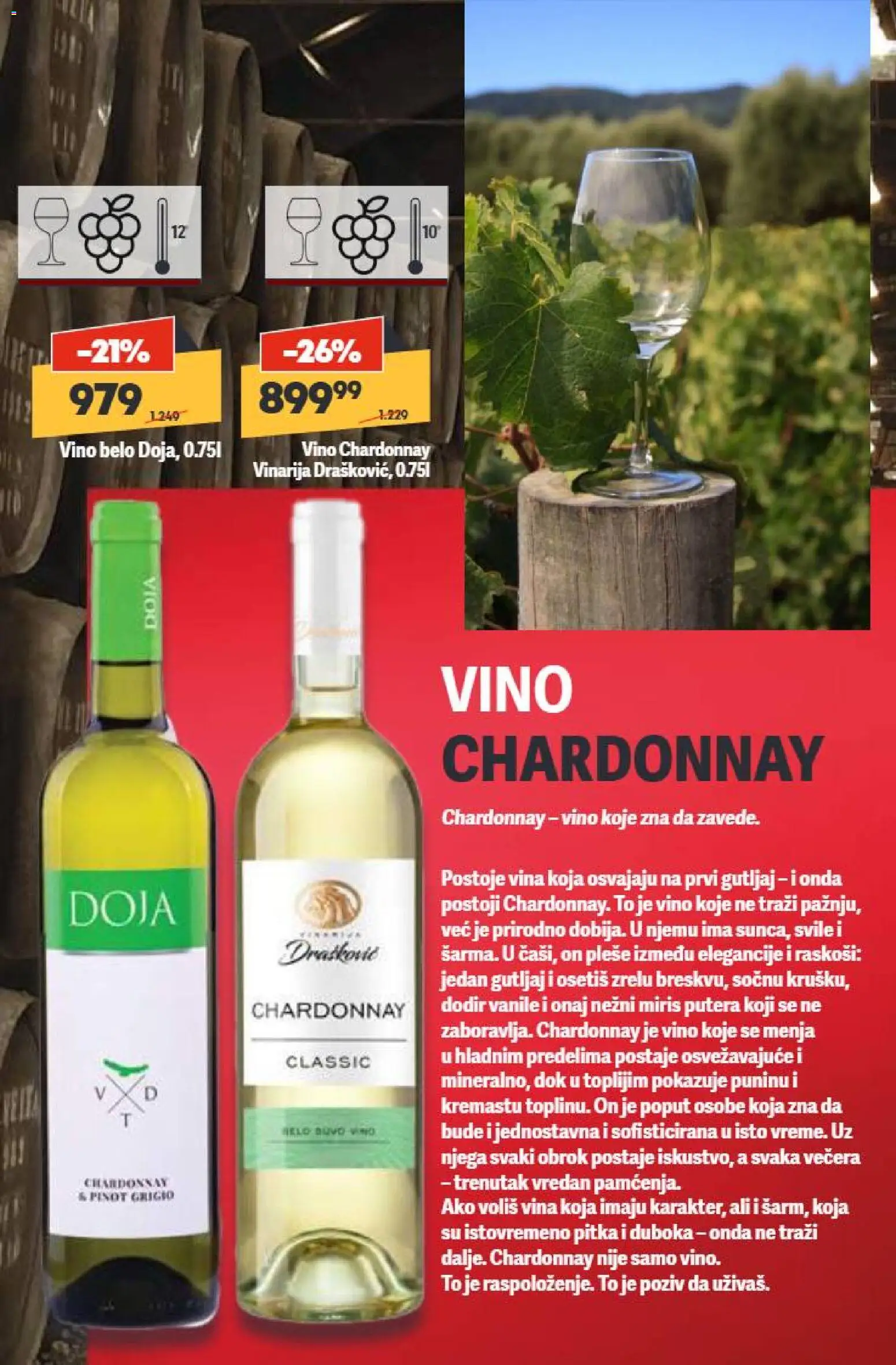 Maxi katalog - važi od 13.11.2025 | Strana: 18 | Proizvode: Chardonnay, Miris, Pinot grigio, Vino