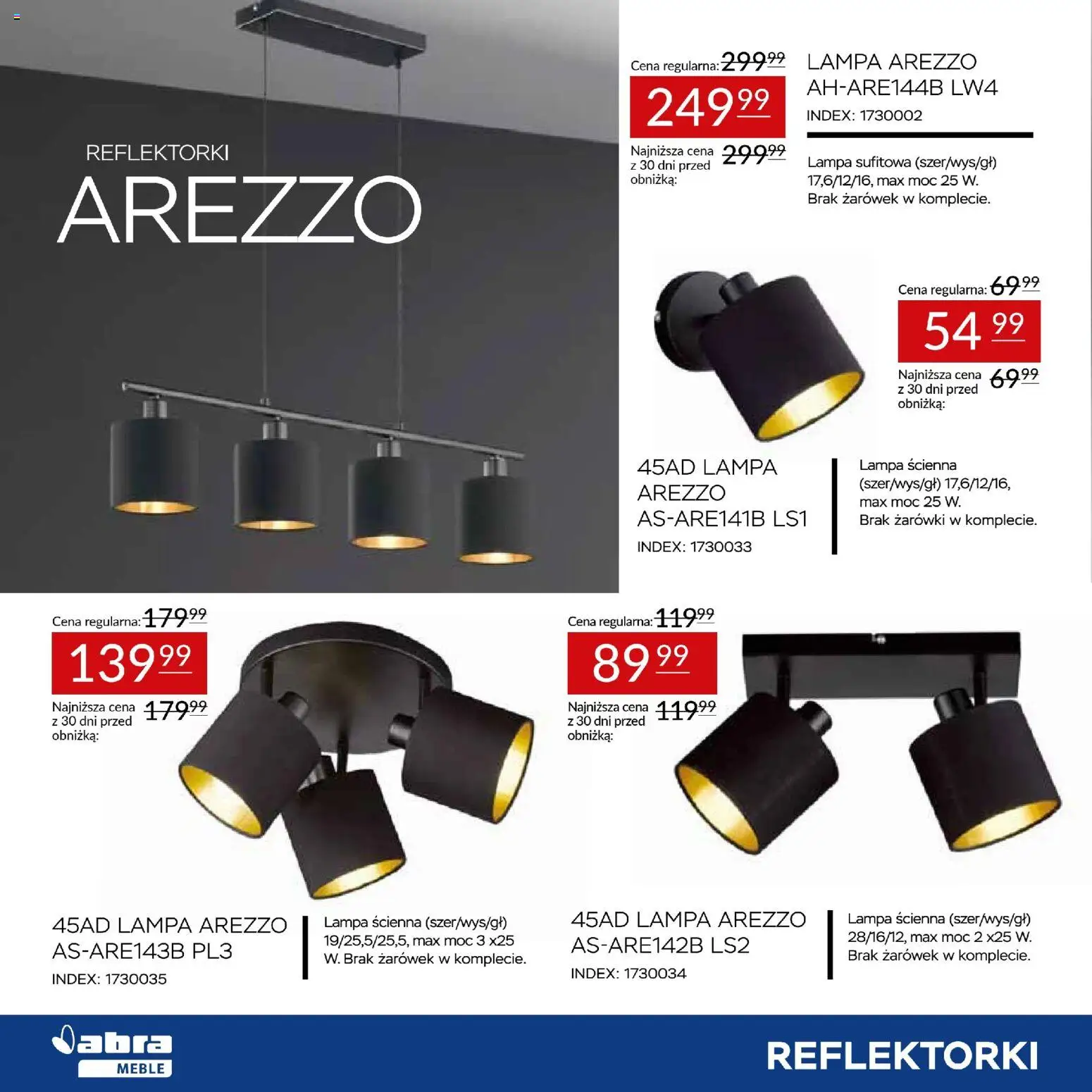 Abra meble Gazetka od 20.02.2026 | Strona: 16 | Produkty: Lampa, Żarówki