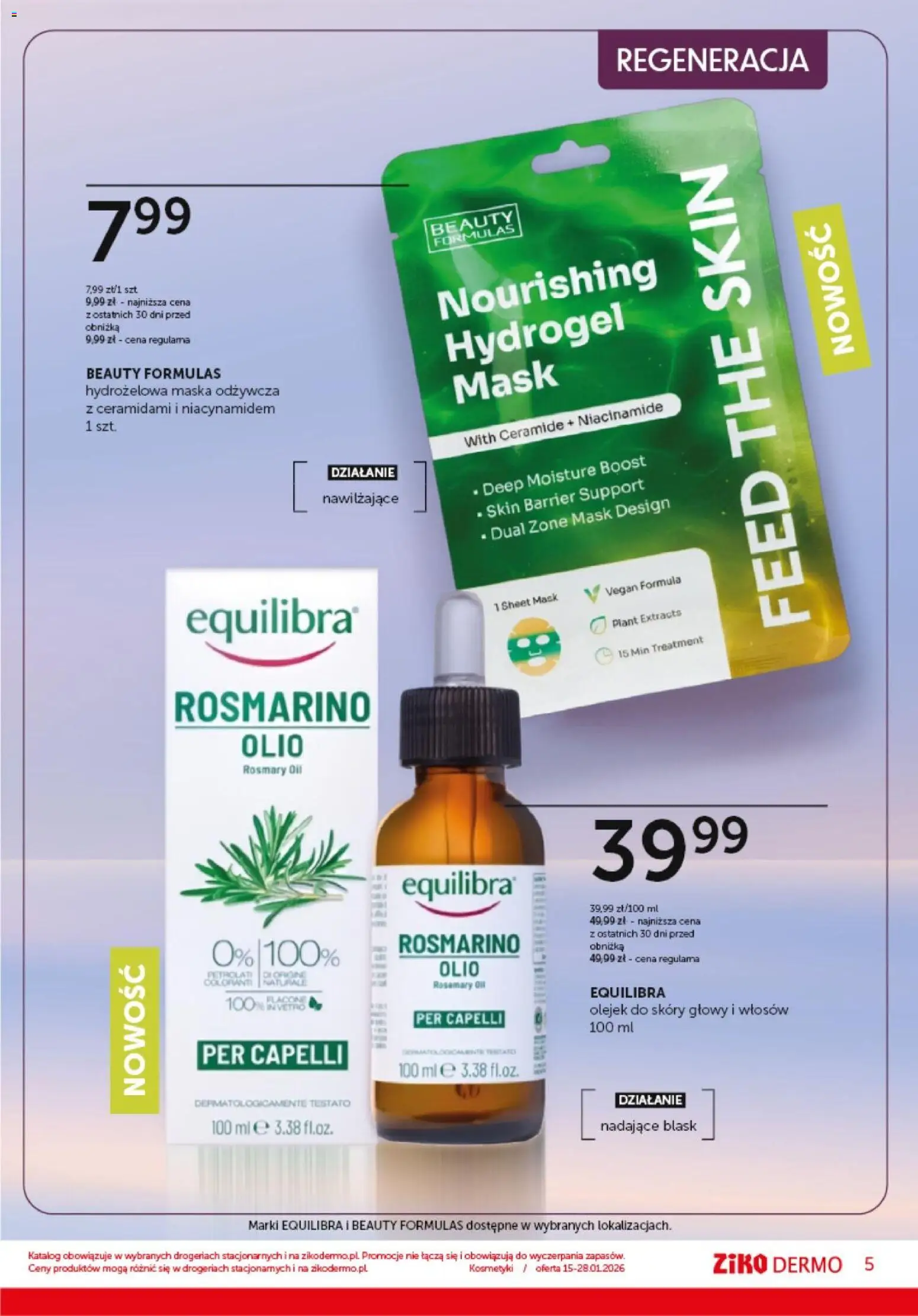Ziko Gazetka od 15.01.2026 | Strona: 5 | Produkty: Kosmetyki, Maska