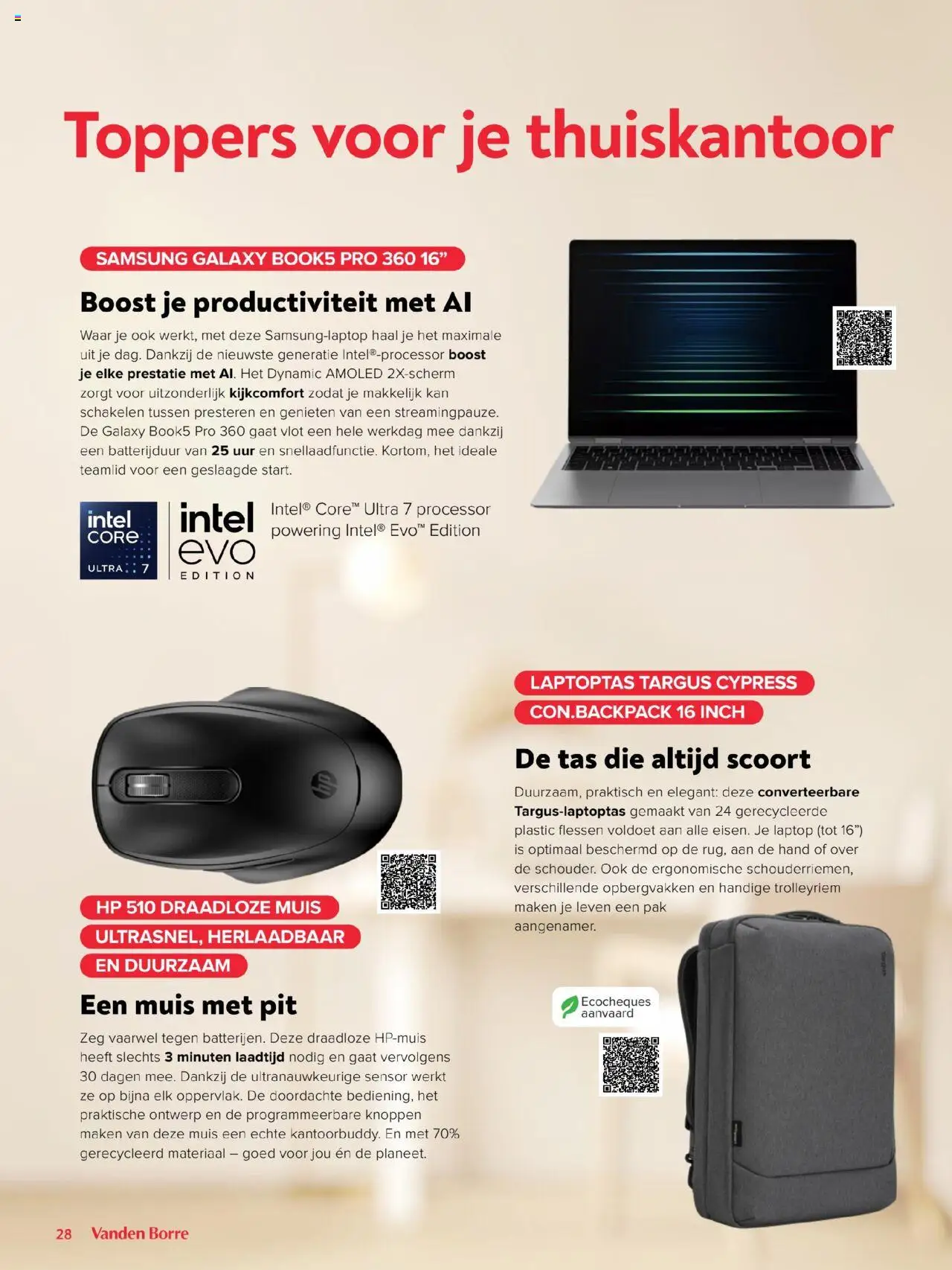  | Pagina: 28 | Producten: Tas, Muis, Kan, Een pak