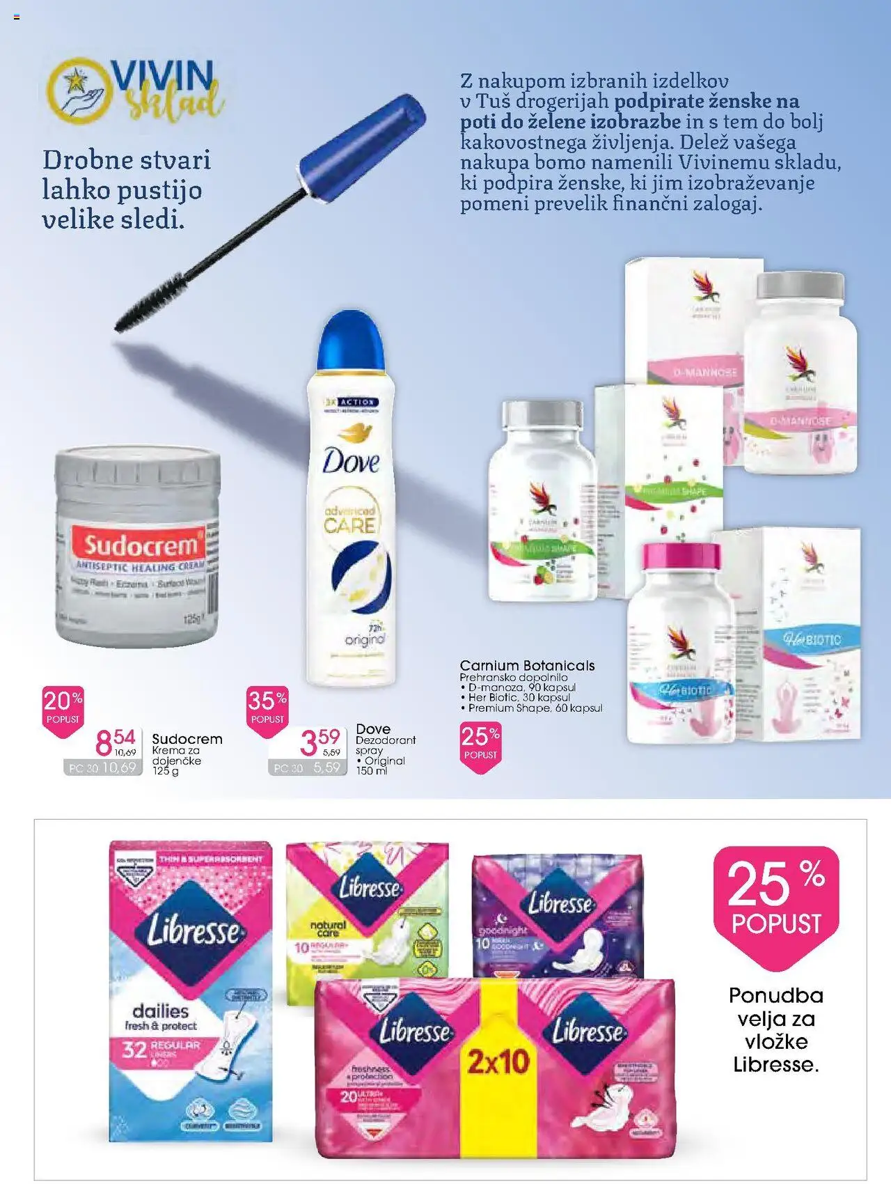 Tuš drogerija katalog │ velja od 13.08.2025 | Stran: 14 | Izdelki: Krema, Deodorant