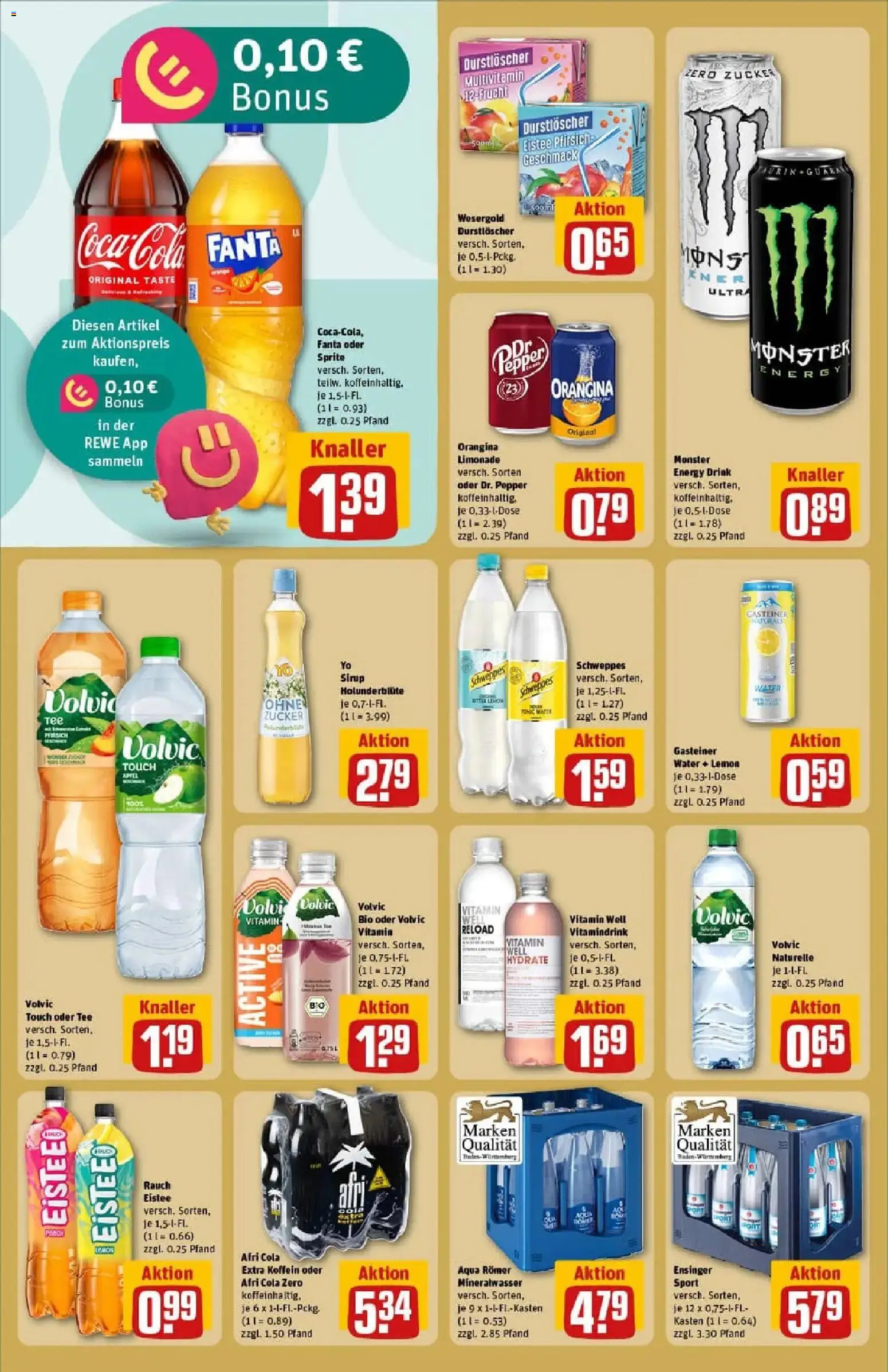 Rewe prospekt Leinfelden-Echterdingen	 – gültig ab 11.01.2026 | Seite: 18 | Produkte: Limonade, Volvic touch, Mineralwasser, Tee