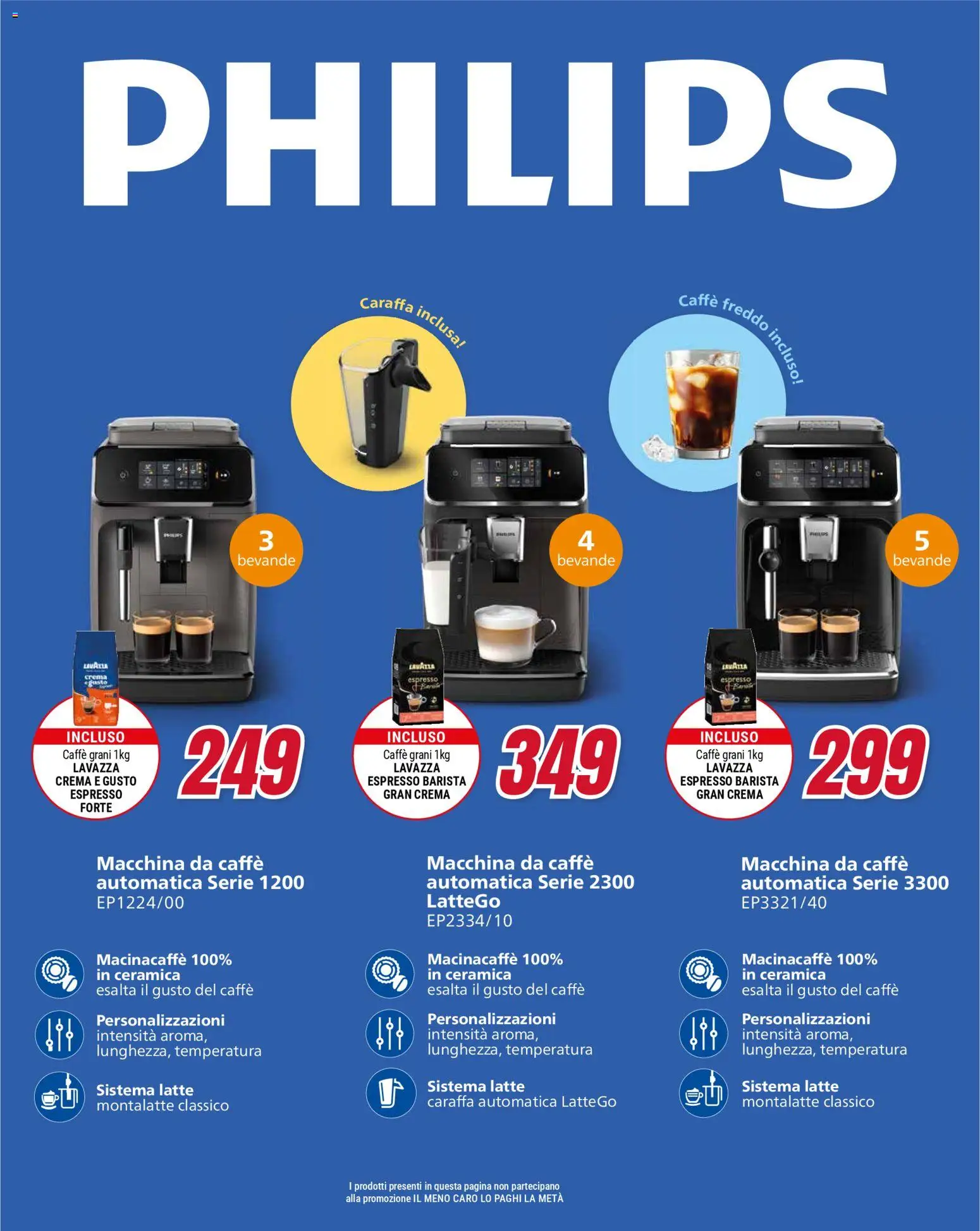 Volantino Trony del 04.12.2025 | Pagina: 17 | Prodotti: Crema, Caraffa, Latte, Lavazza