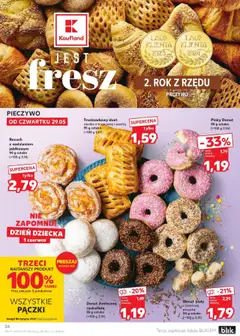 Kaufland gazetka od 29.05.2025 | Strona: 26 | Produkty: Pieczywo, Pączki, Donut, Czekolada
