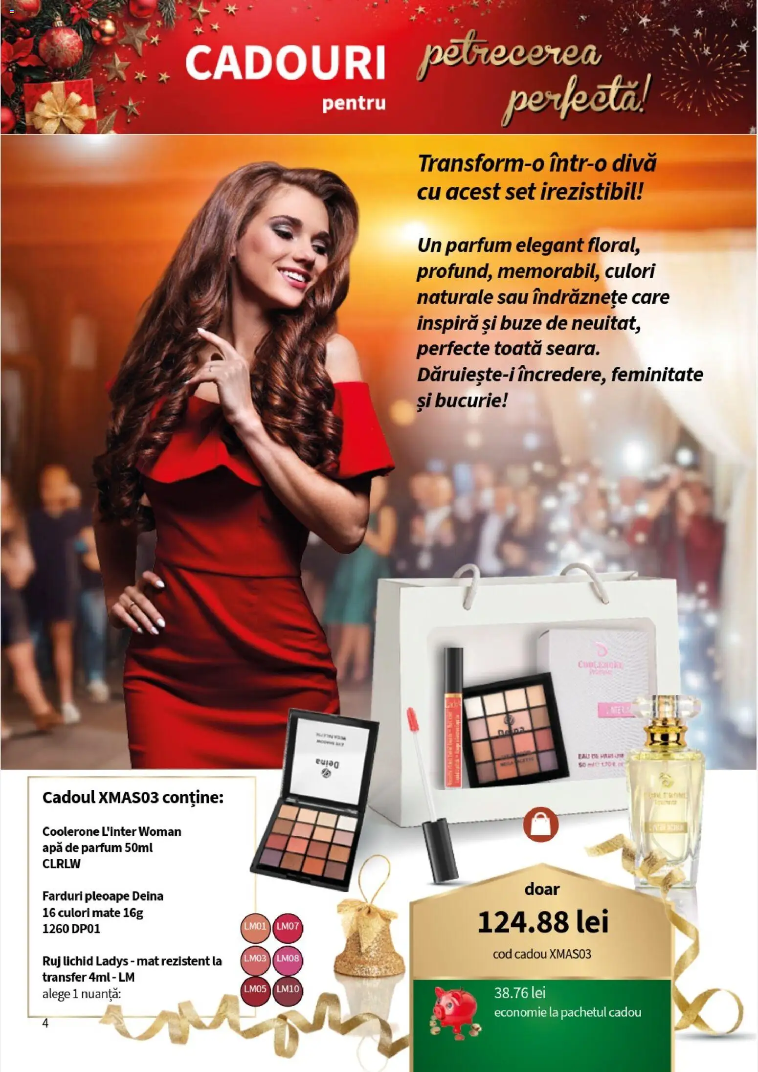Noul catalog Lady’s – valabil de la 10.11.2025 | Pagină: 6 | Produse: Apă de parfum, Parfum, Ruj, Apă