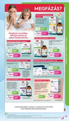 Kulcs Patika Akciós újság - amely érvényes a következő dátumtól: 01.02.2026 | Oldal: 15 | Termékek: Italpor