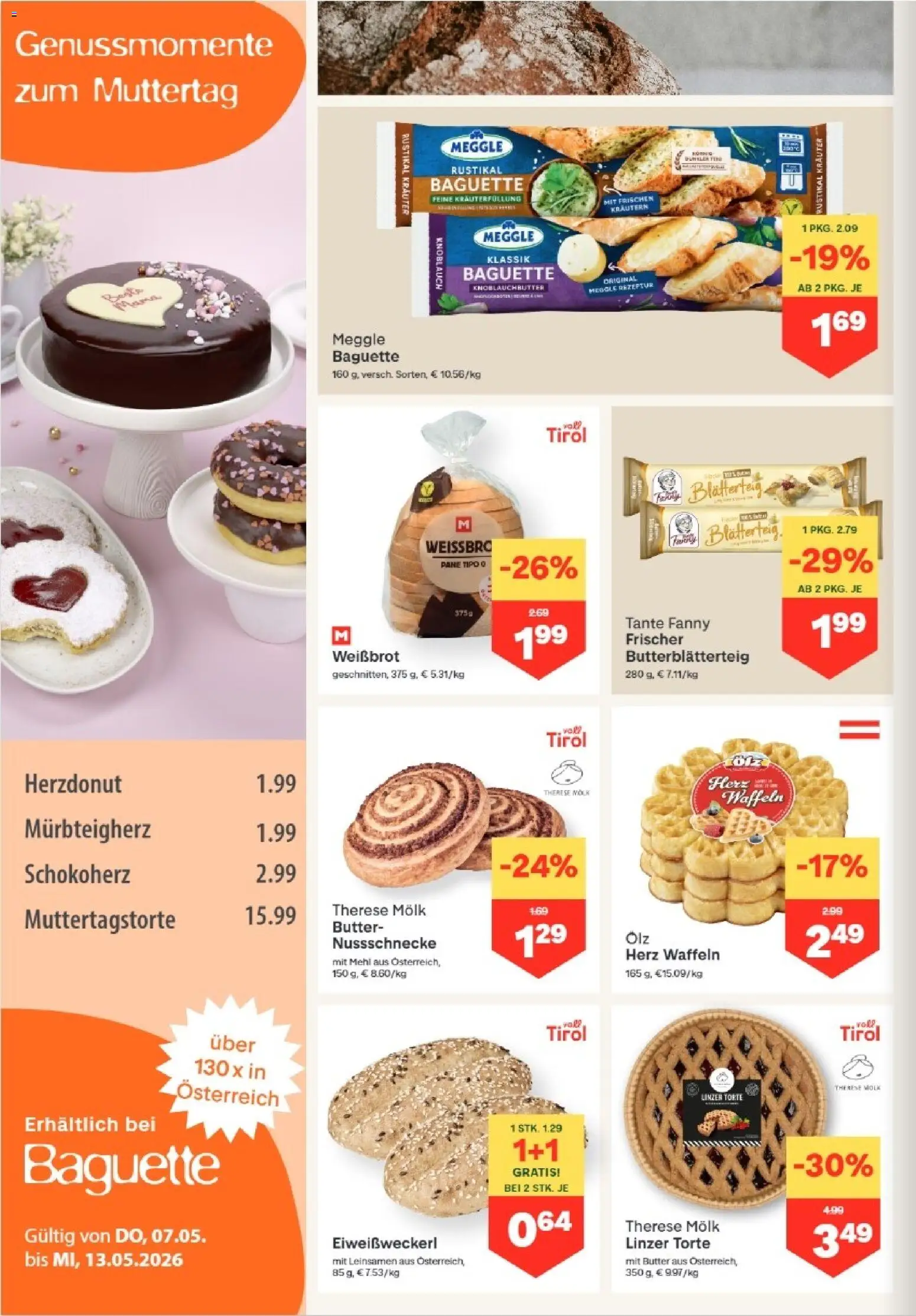 MPREIS Dellach im Drautal gültig ab 07.05.2026 | Seite: 4 | Produkte: Knoblauch, Jääkaappipakastin, Rum, Butter