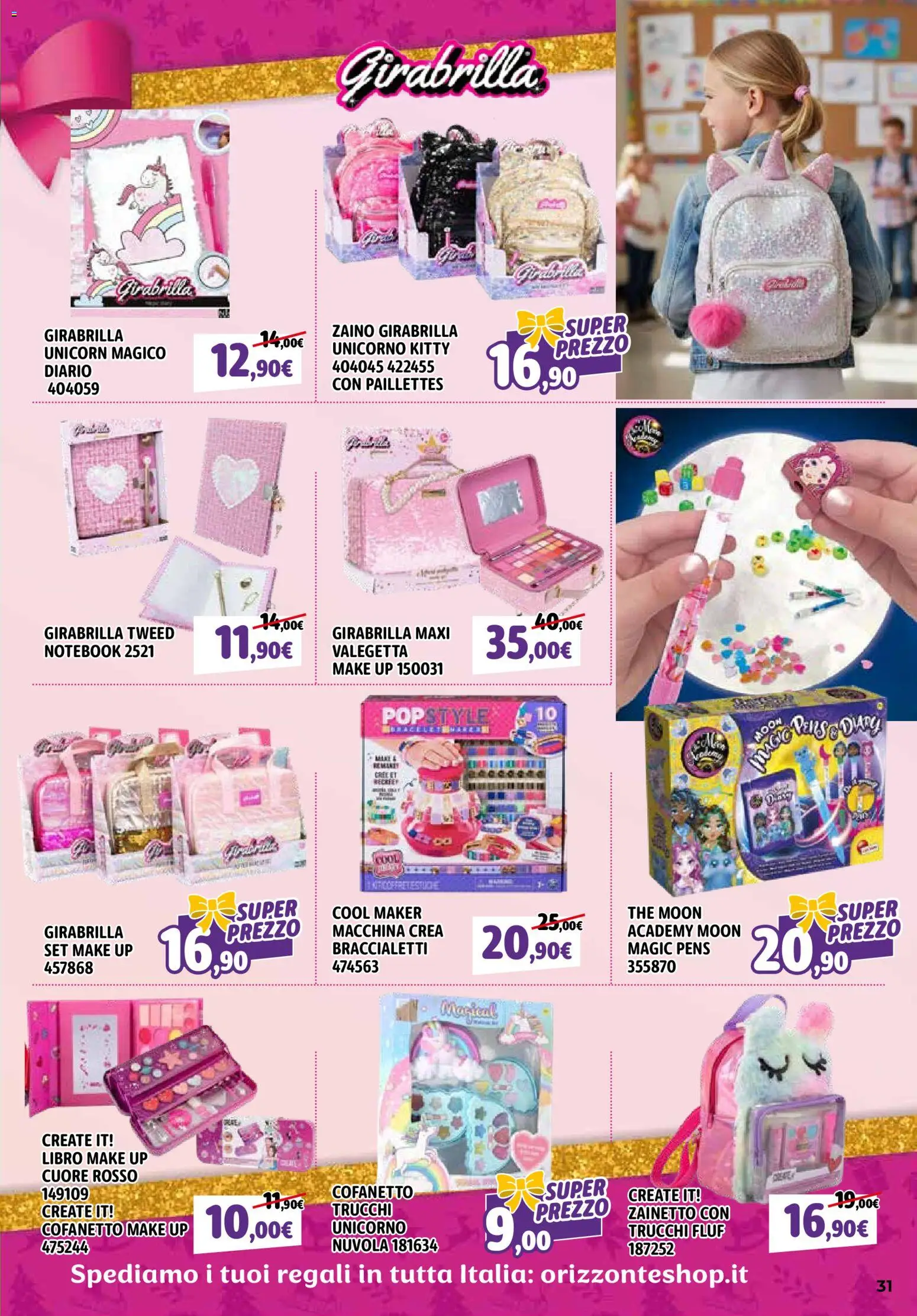 Volantino Orizzonte del 27.11.2025 | Pagina: 31 | Prodotti: Notebook, Zaino, The