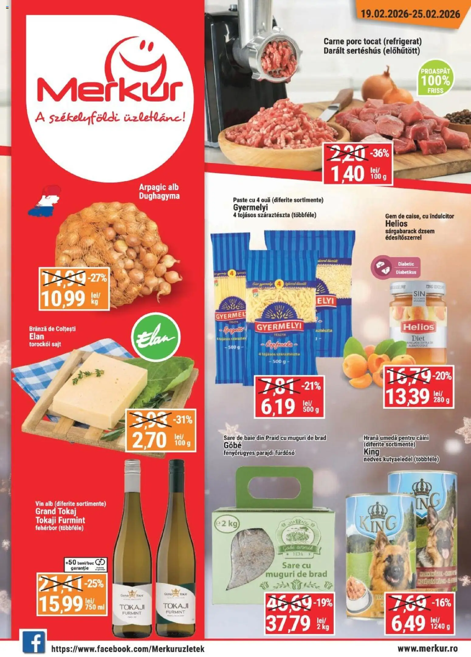 Noul catalog Merkur – valabil de la 19.02.2026 | Pagină: 1 | Produse: Gem, Vin, Paste, Sare