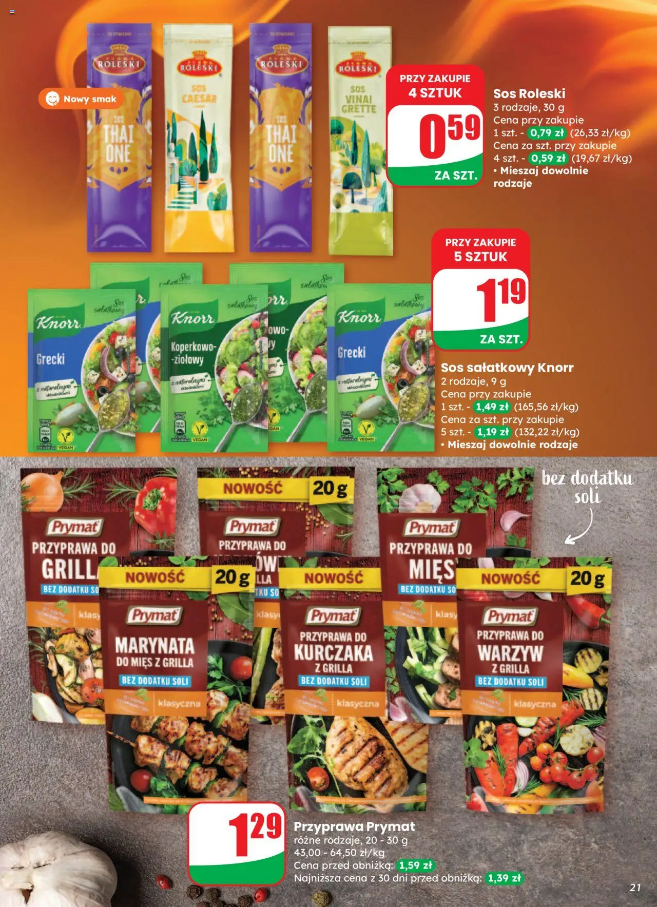 Dino Gazetka od 13.08.2025 | Strona: 21 | Produkty: Grill, Sos