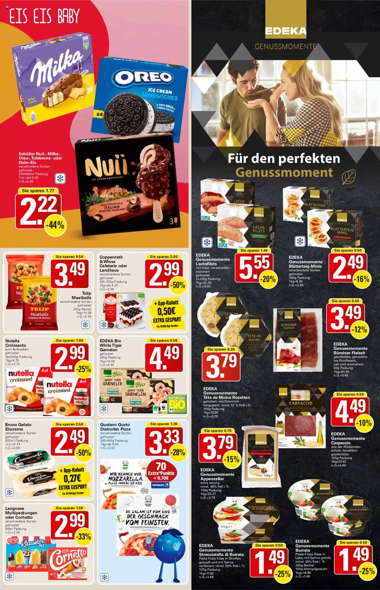 WEZ Prospekt - gültig ab dem 28.07.2025 | Seite: 9 | Produkte: Croissant, Burrata, Pasta, Fleisch