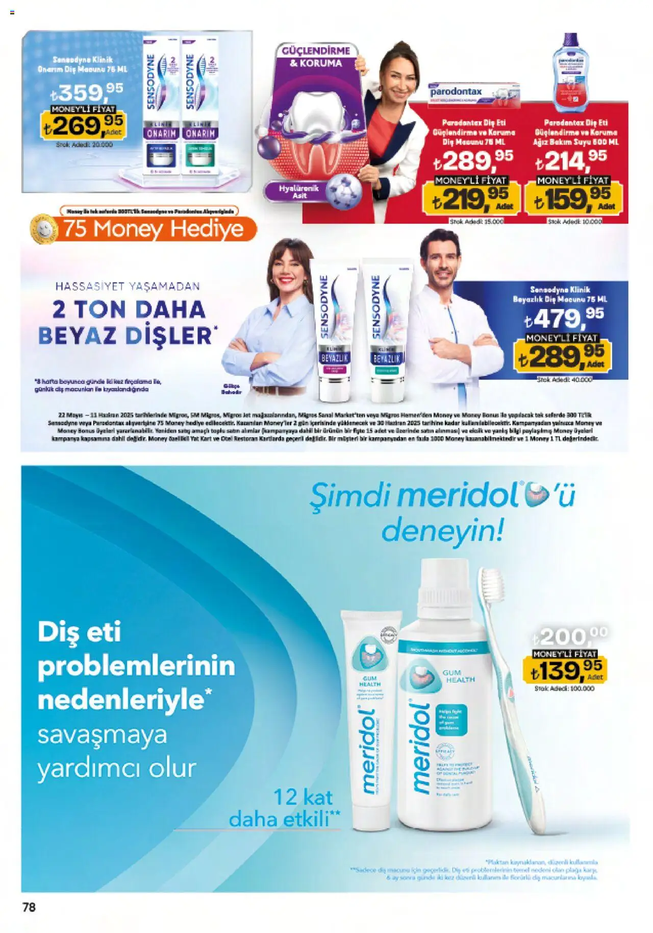Migros Katalog - Migroskop - 22.05.2025 tarihinden itibaren geçerlidir | Sayfa: 78 | Ürünler: Diş macunu, Ağız bakım suyu